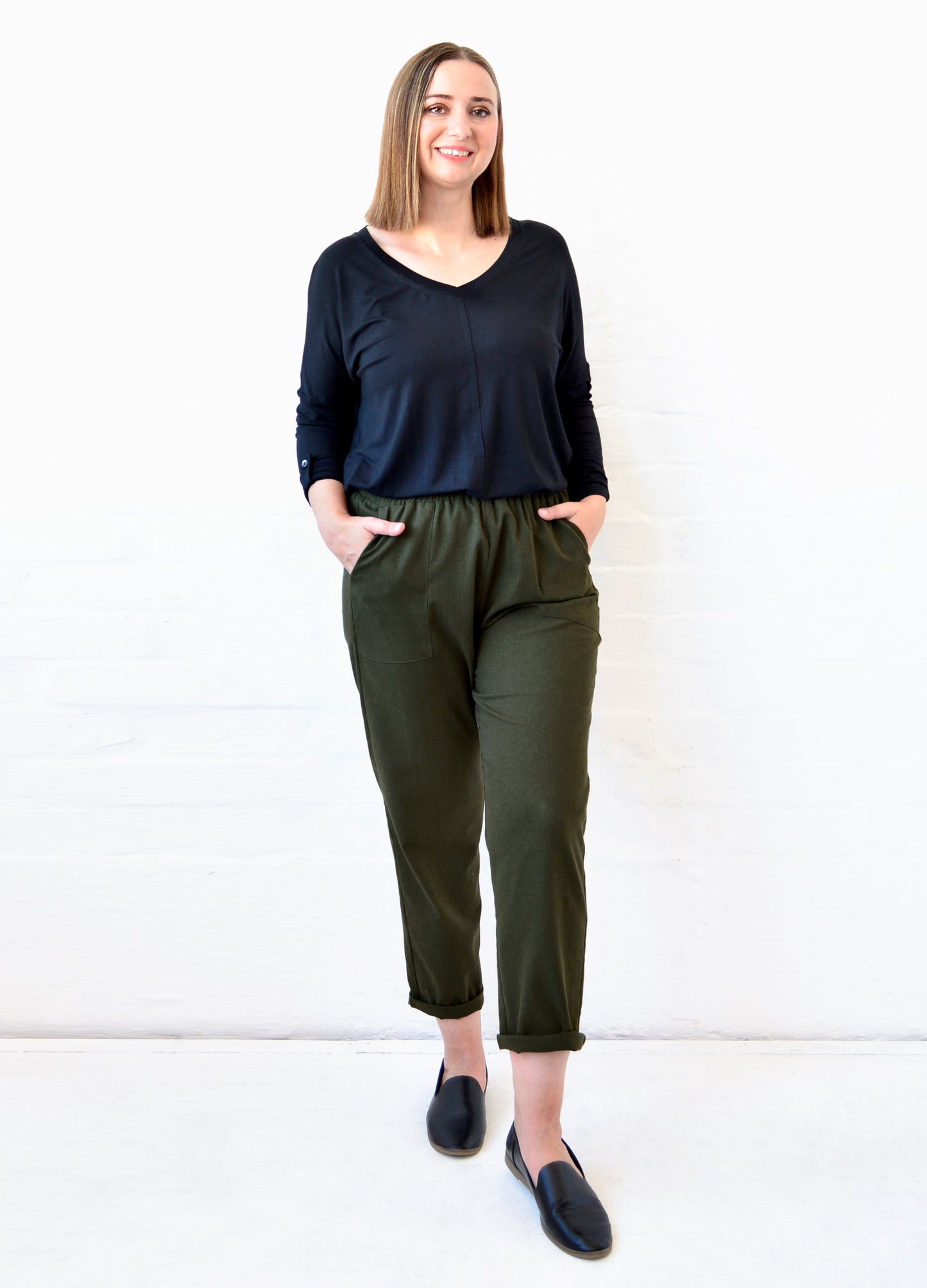 Bella jogger in Military