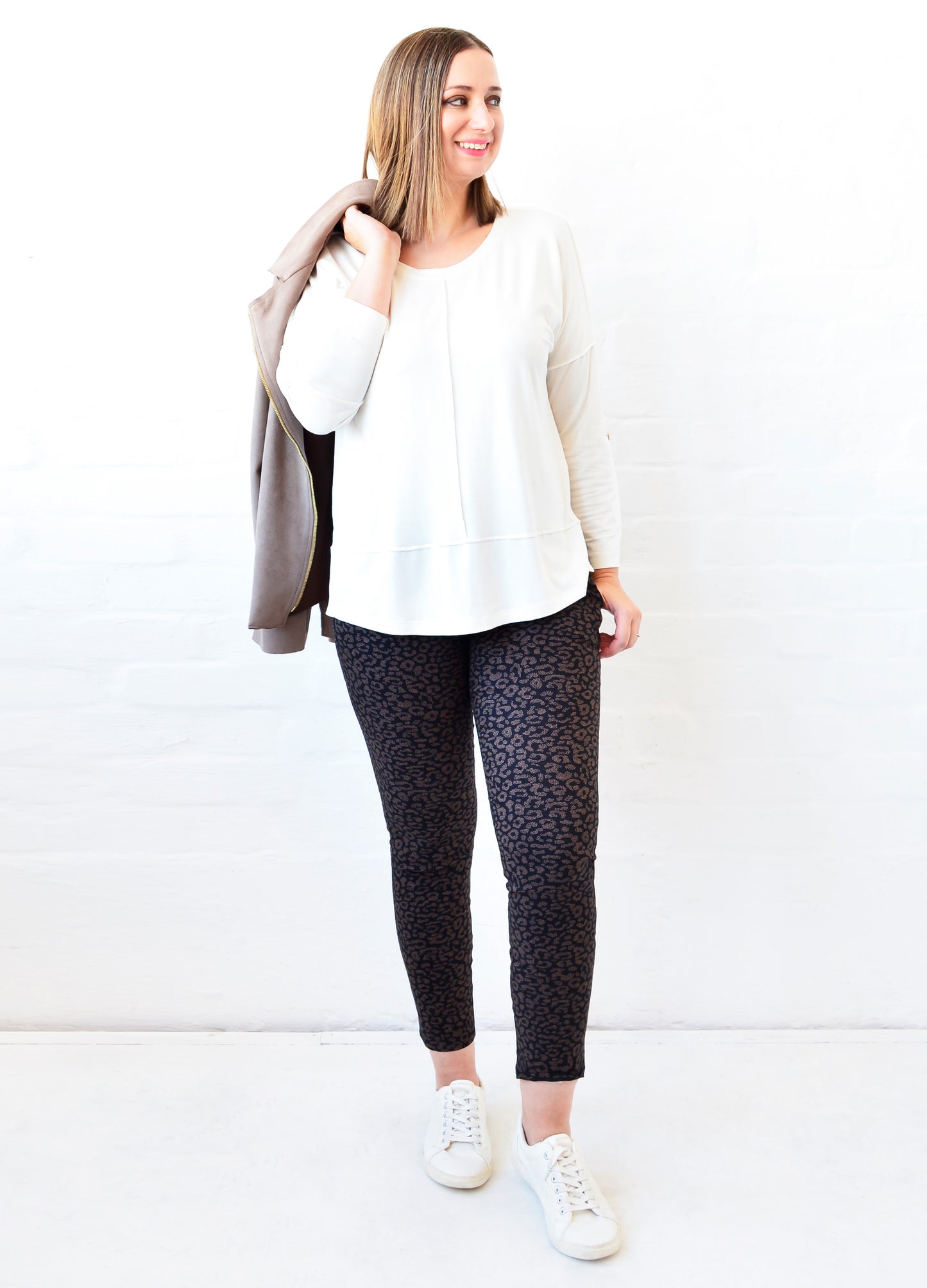 Eddie Pullover in Milk