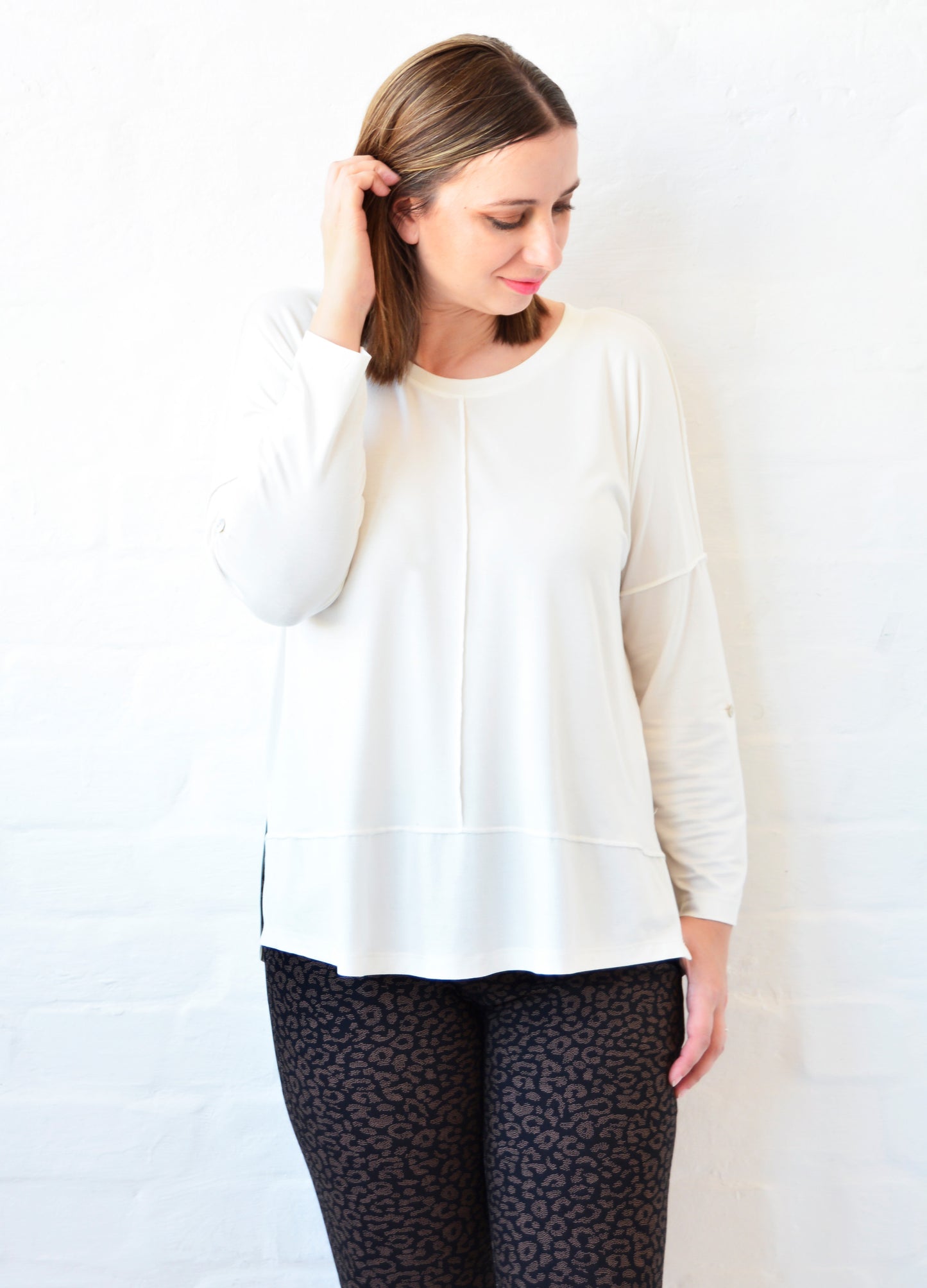 Eddie Pullover in Milk