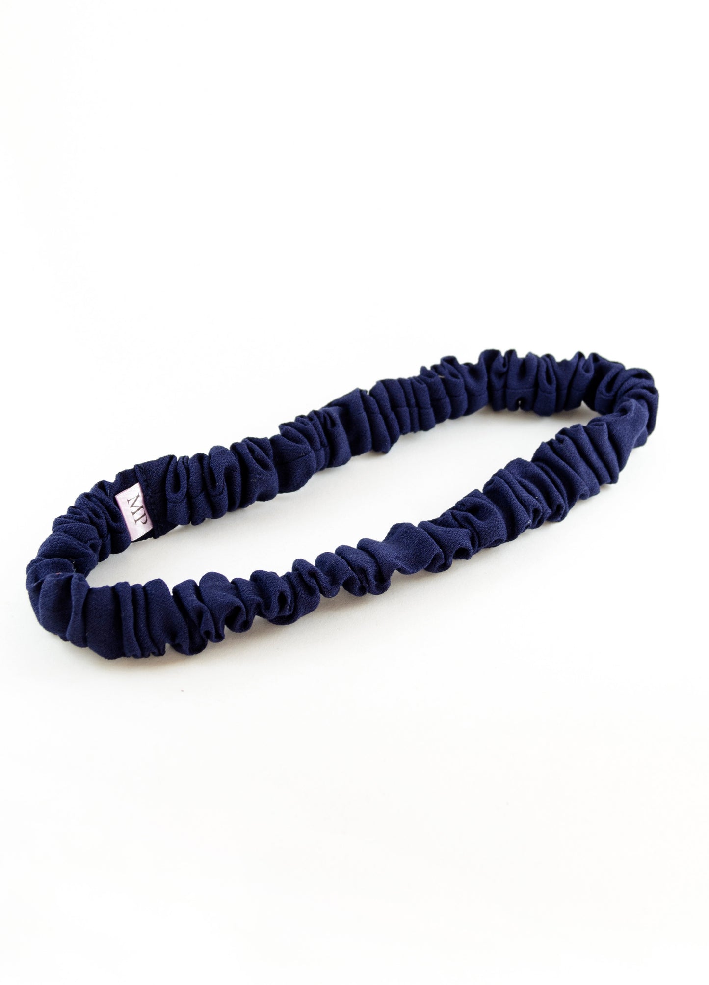 Fifi elasticated headband in navy