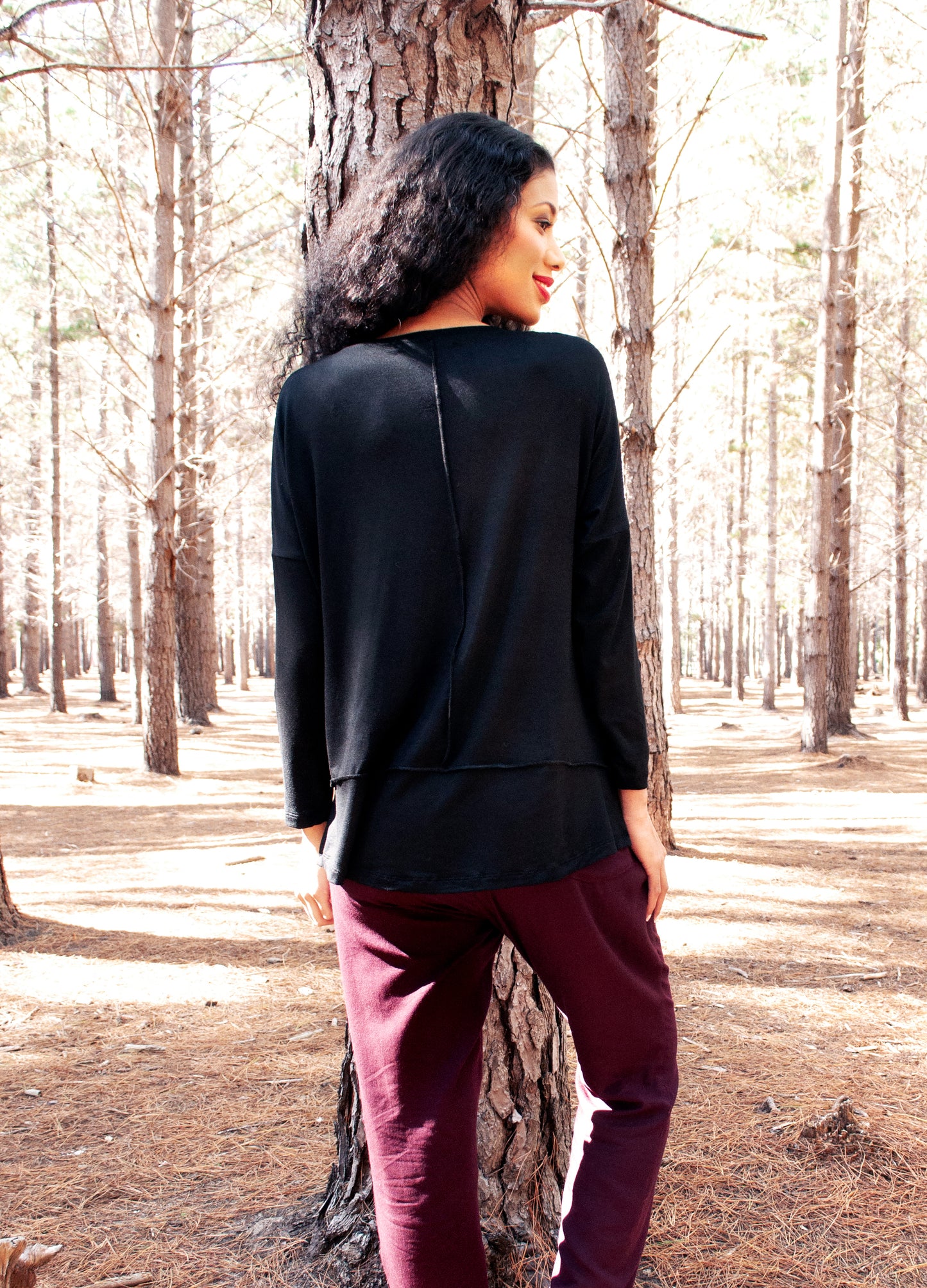 Jenna pullover in Black