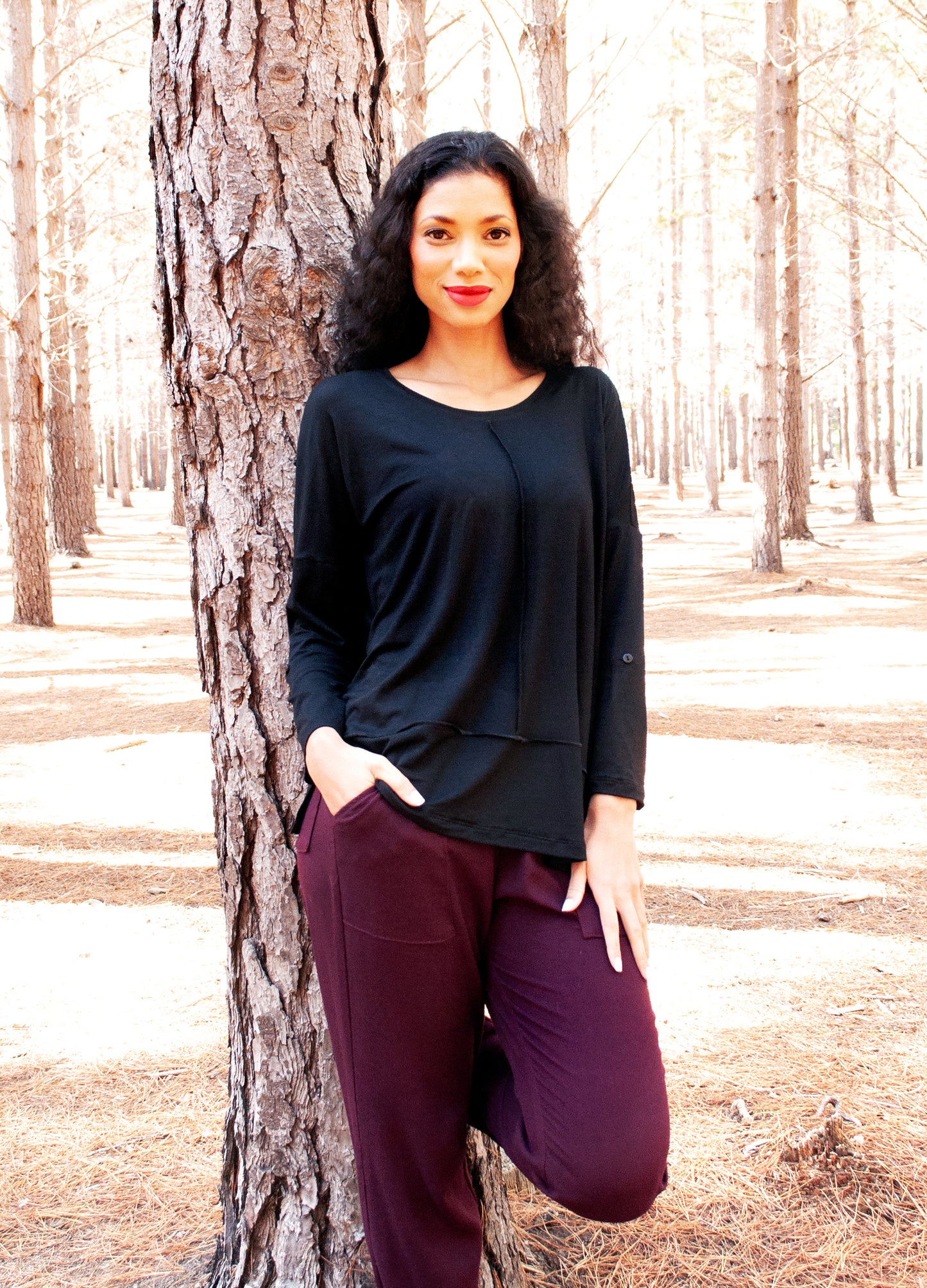 Jenna pullover in Black