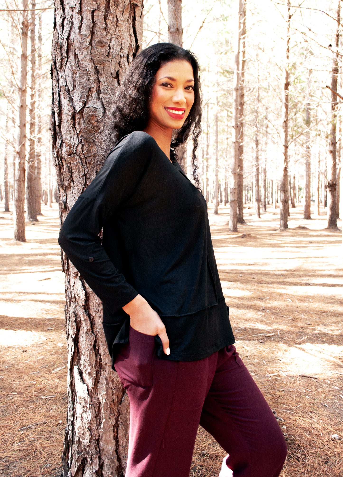 Jenna pullover in Black