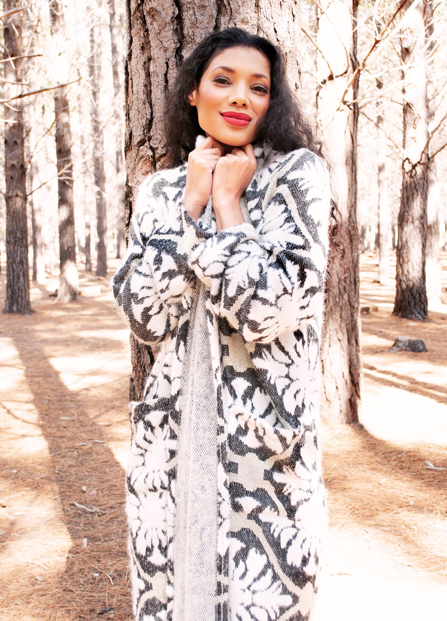 Jessie cardigan in milk Royal knit