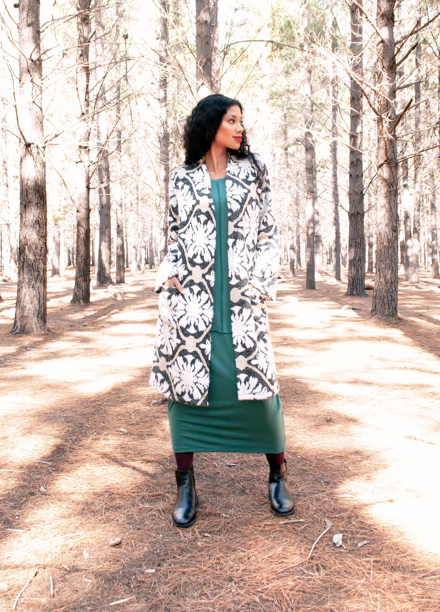 Jessie cardigan in milk Royal knit