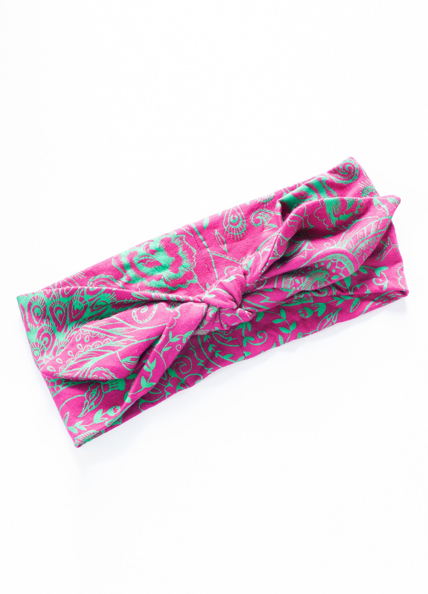 Juno tie headband in berry Peacocks