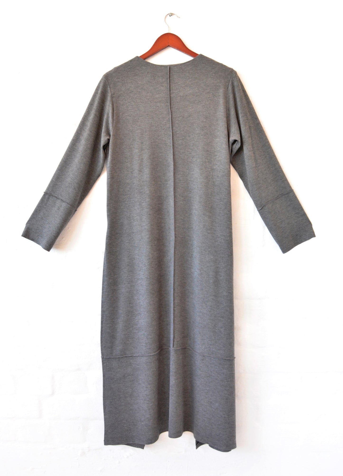 Kayla maxi cardigan in Pebble melange