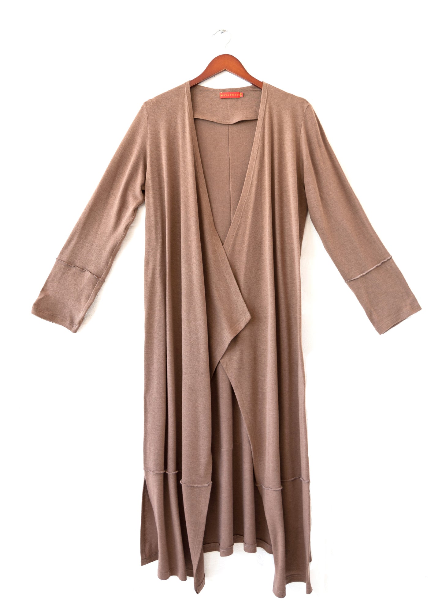 Kayla maxi cardigan in Mocha
