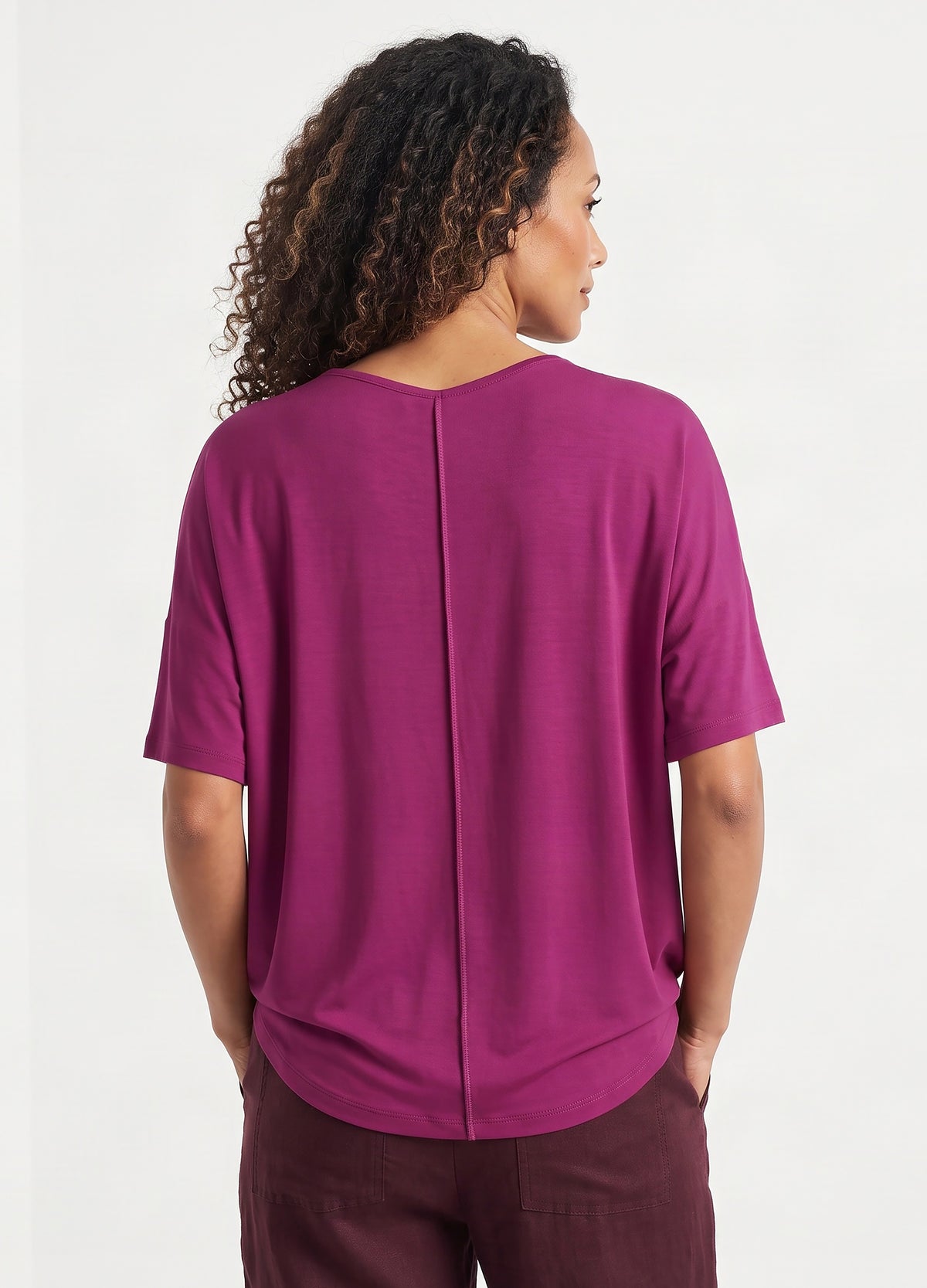 Layla t-shirt in Fuchsia