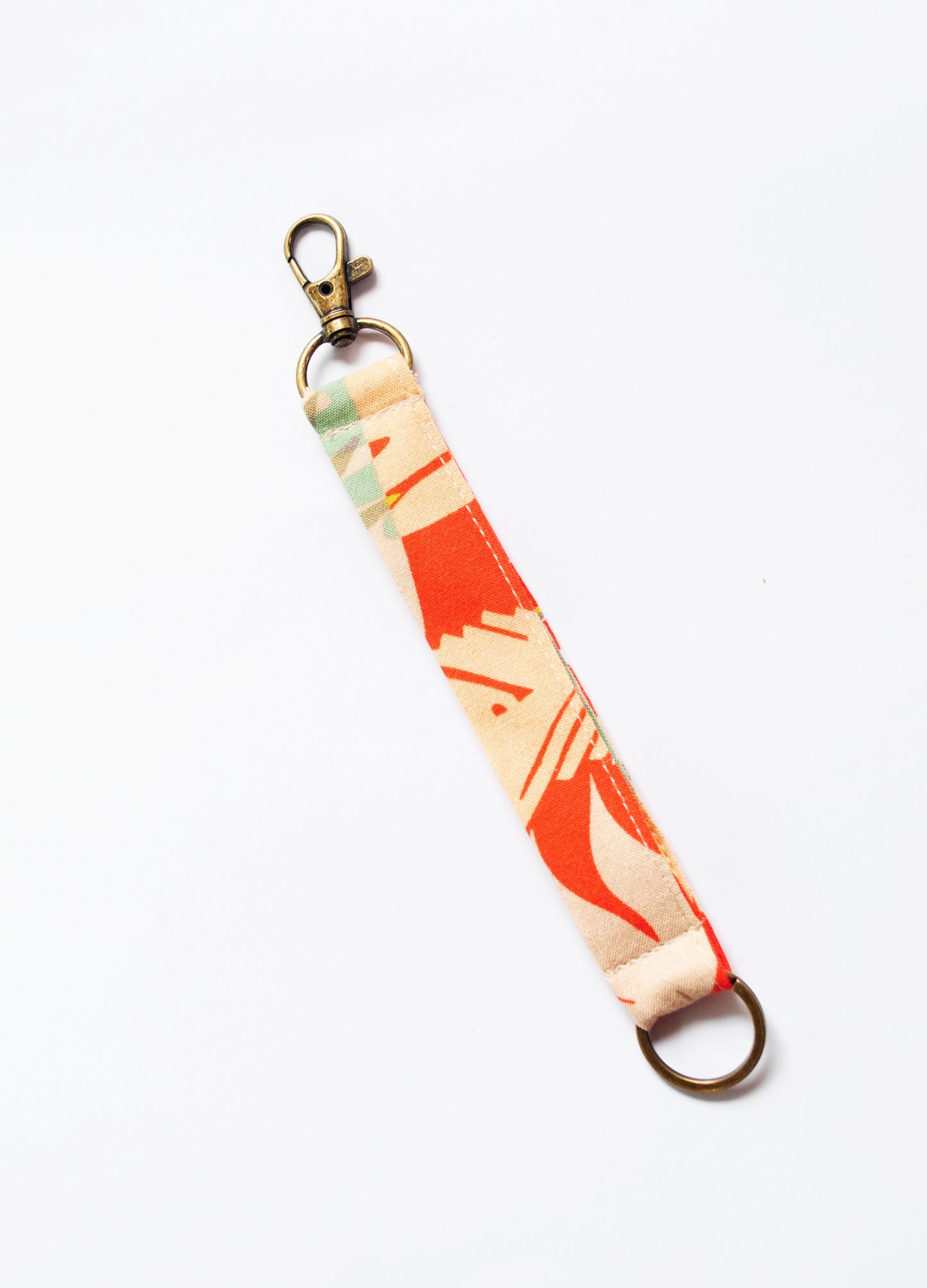 Luna key holder in red Harmony Floral