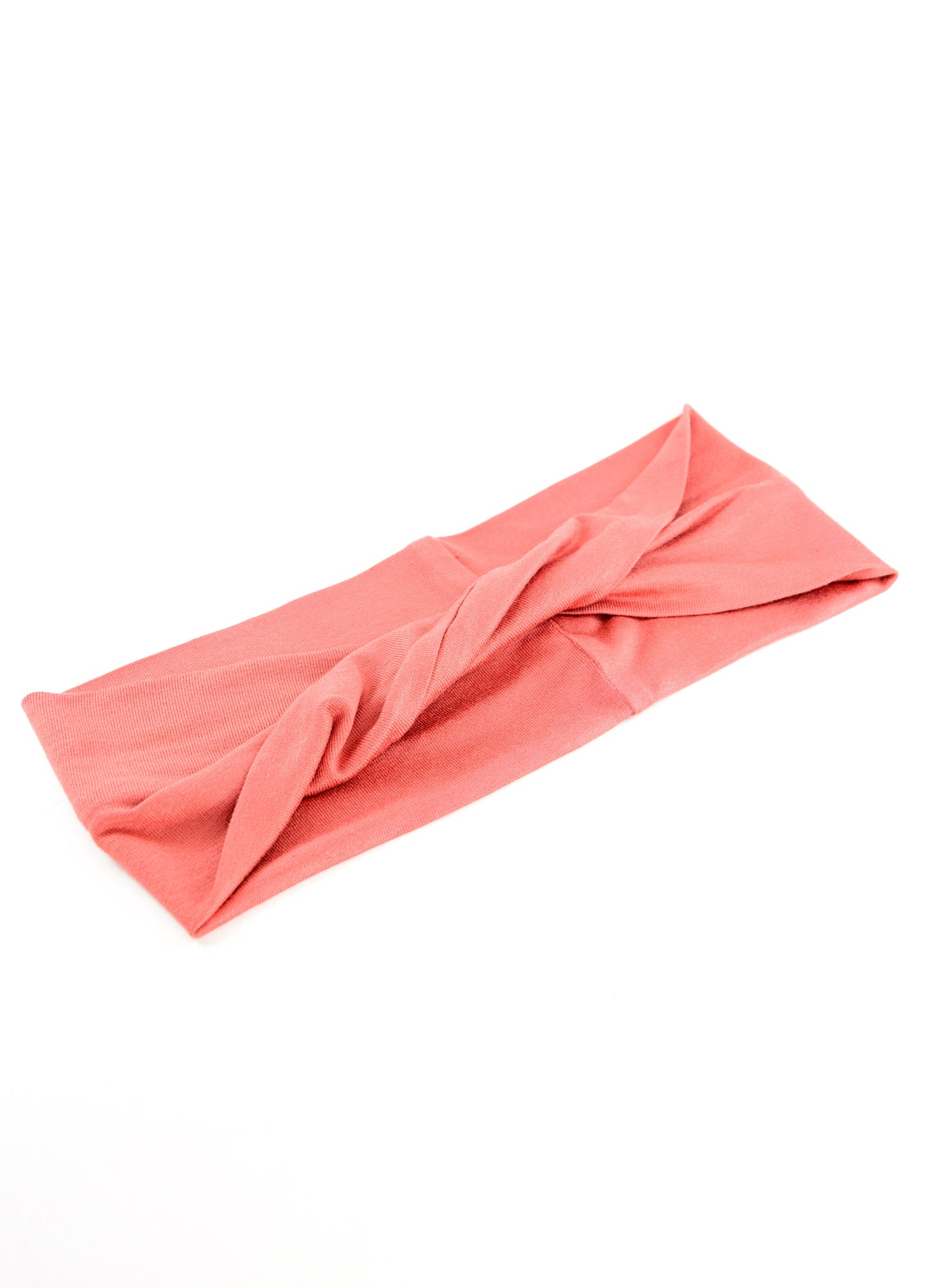 Mika twist headband in terracotta