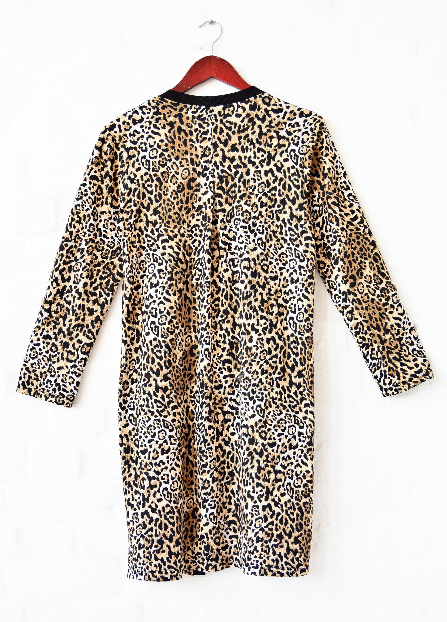 Nicolette Cardigan in stone Lynx rib size 34