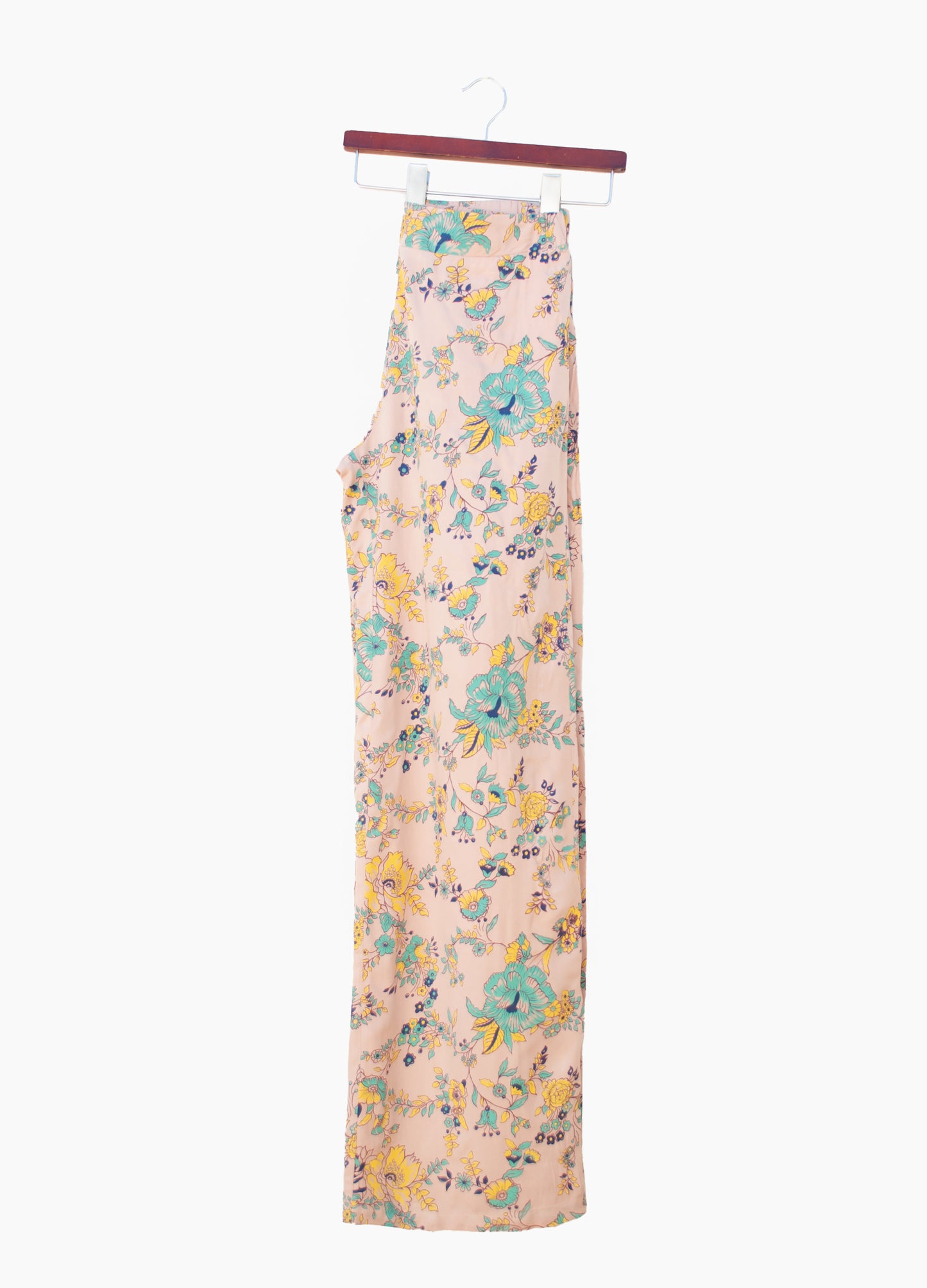 Odette trousers in biscuit Bombay Floral size 32