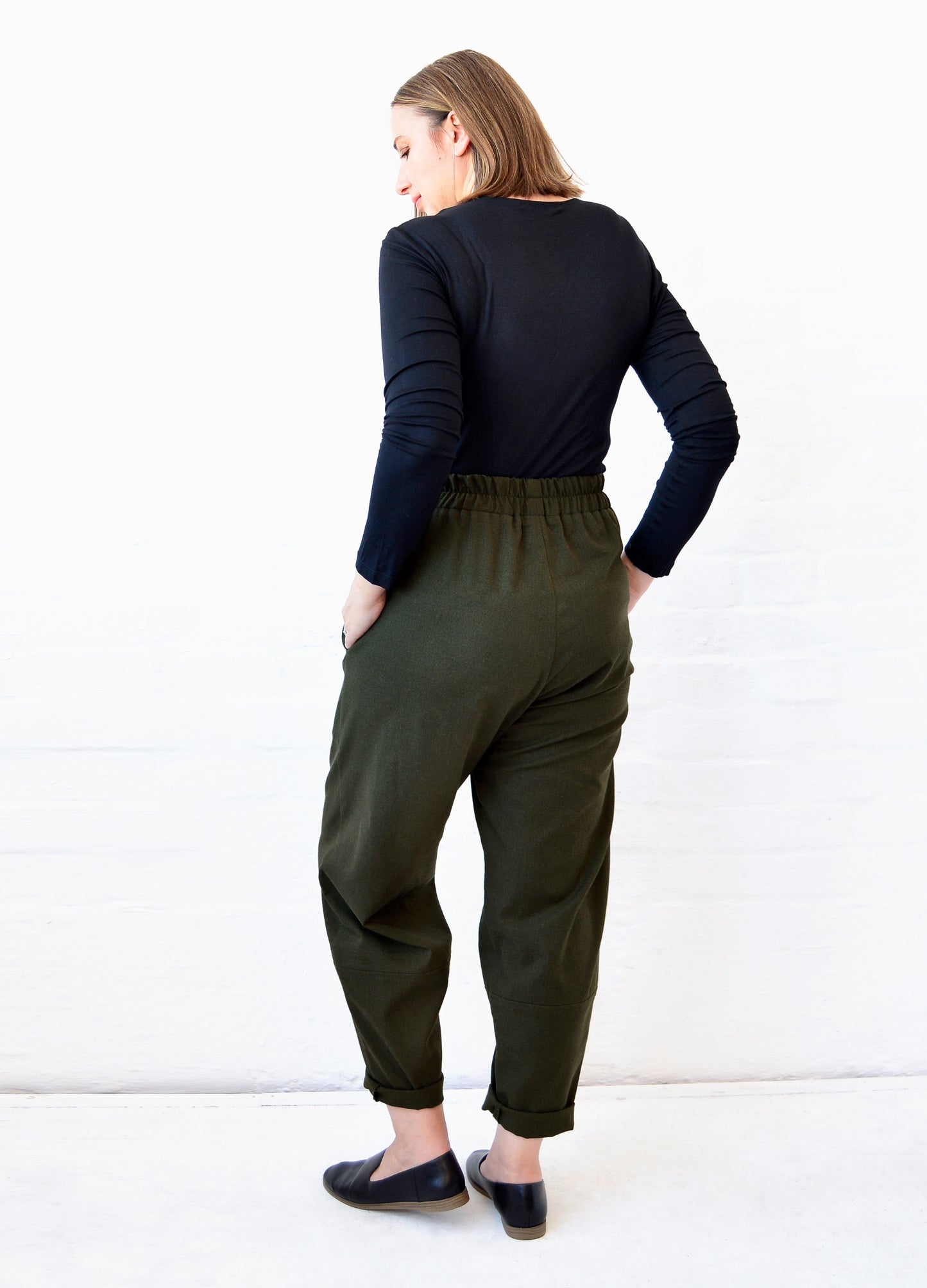 Sophie Lantern Trousers in Military