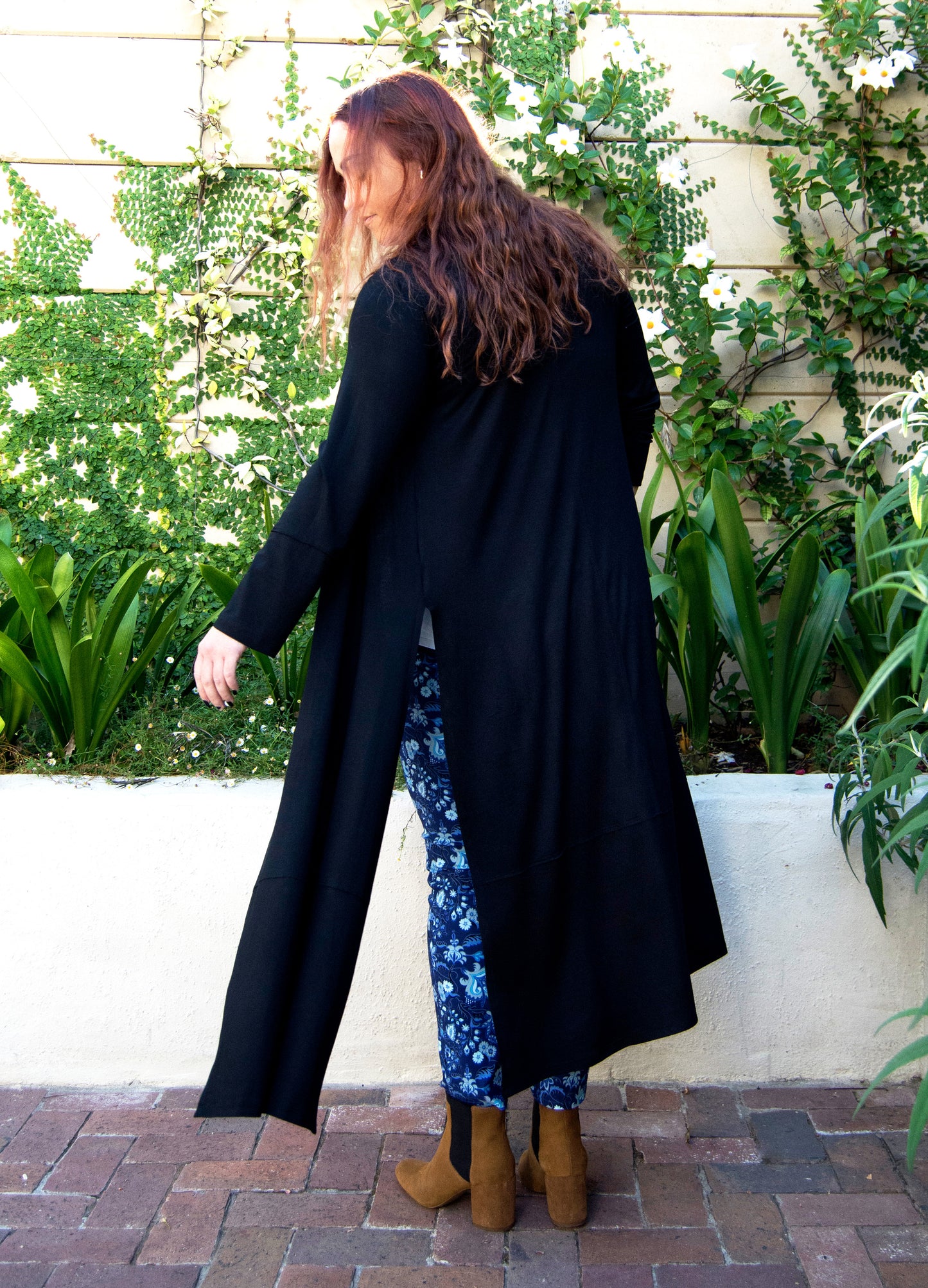 Ayala maxi cardigan in black
