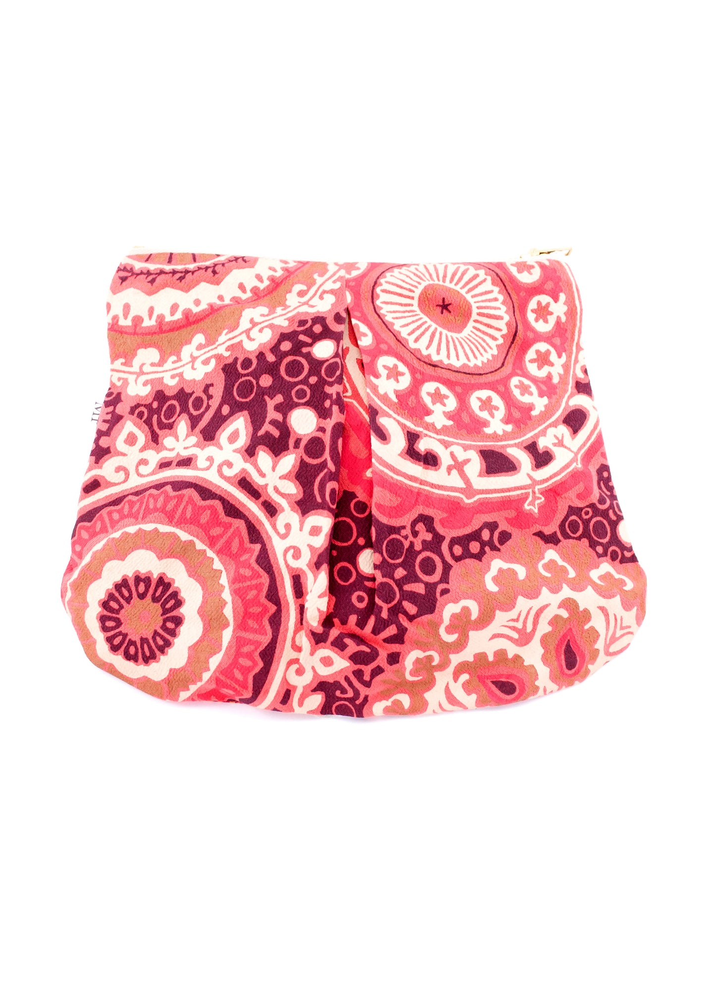 The Charlotte purse in burnt coral Casablanca print