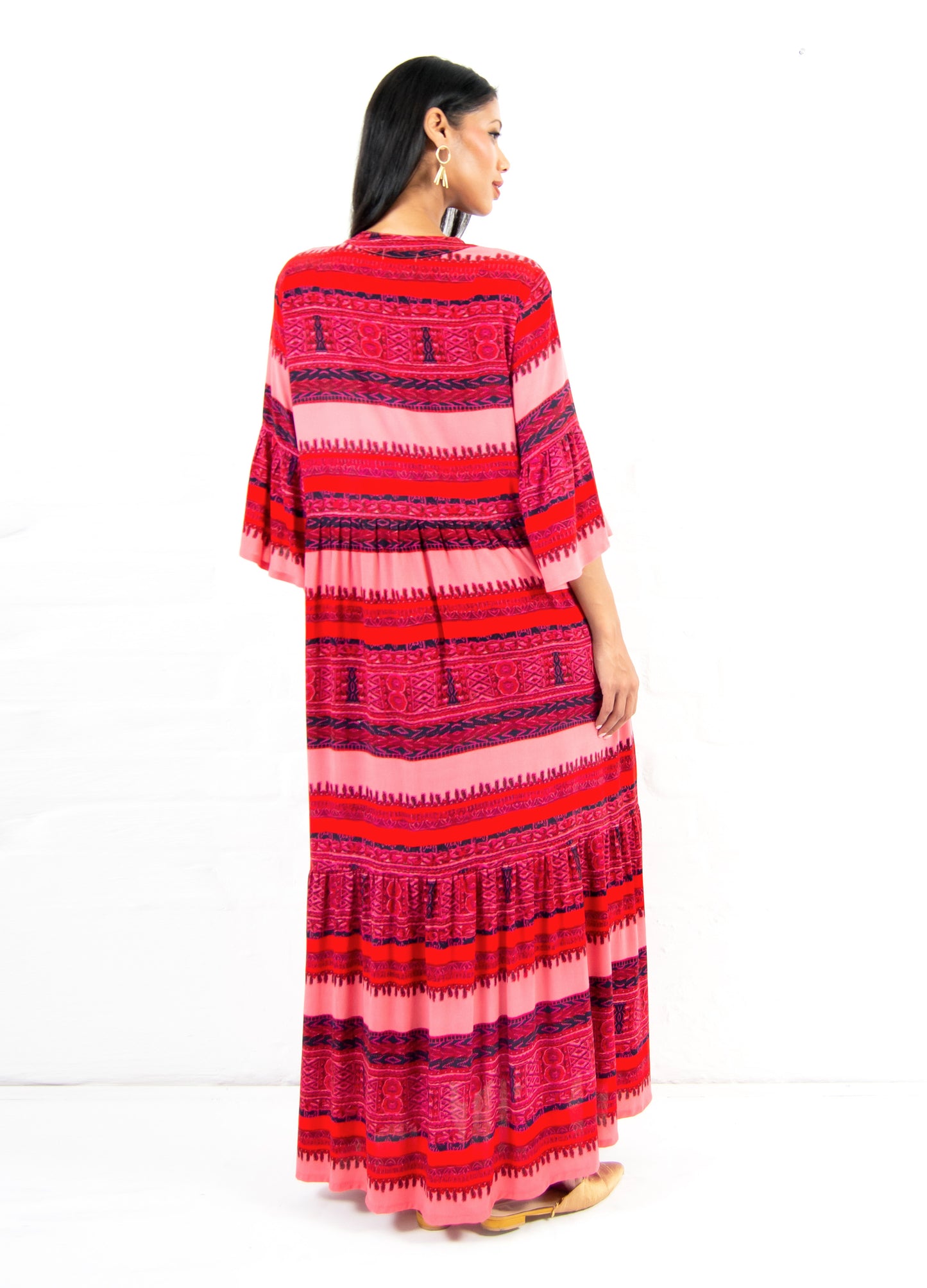 Cora maxi dress in Persian Boheme print