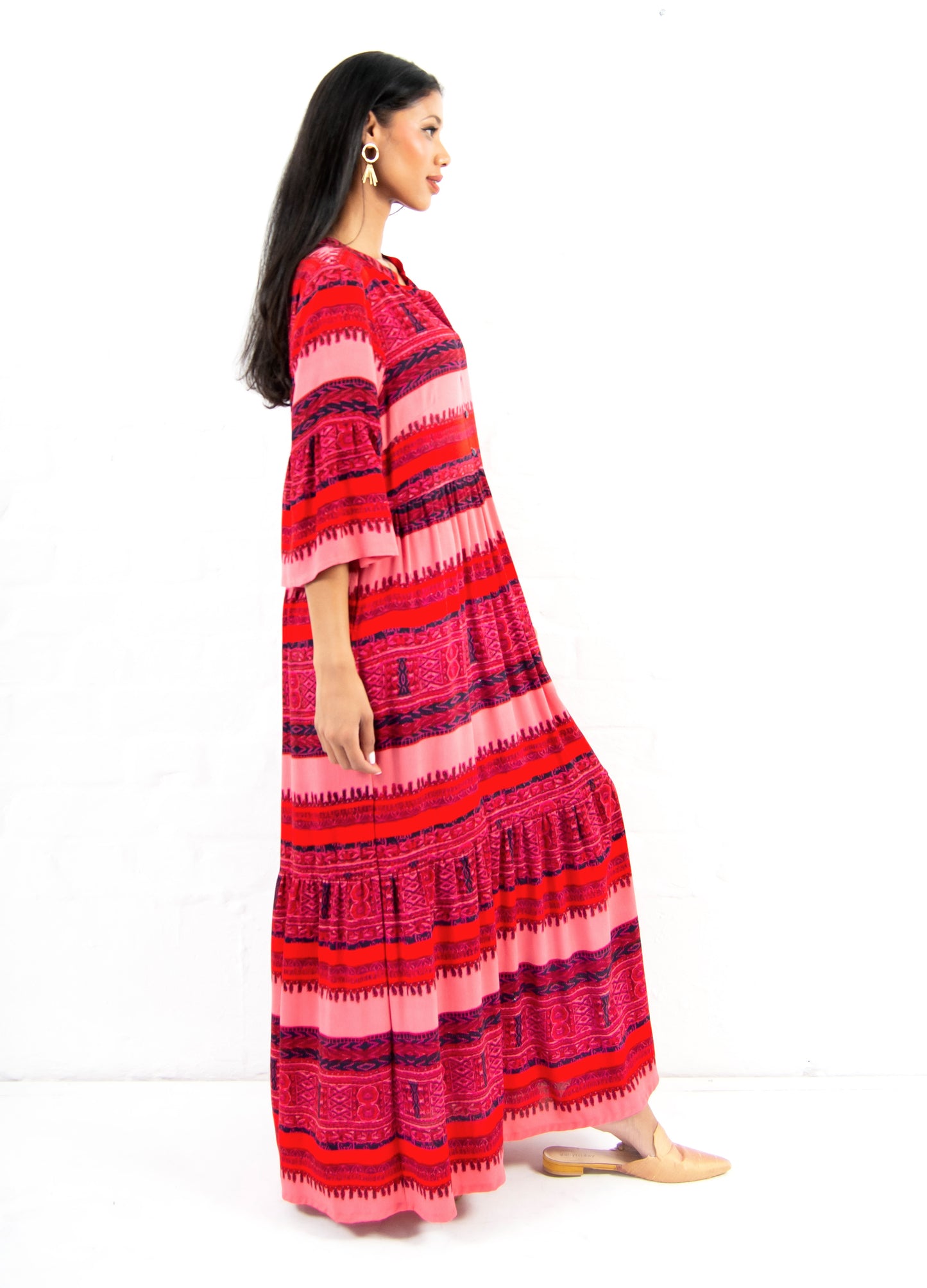 Cora maxi dress in Persian Boheme print