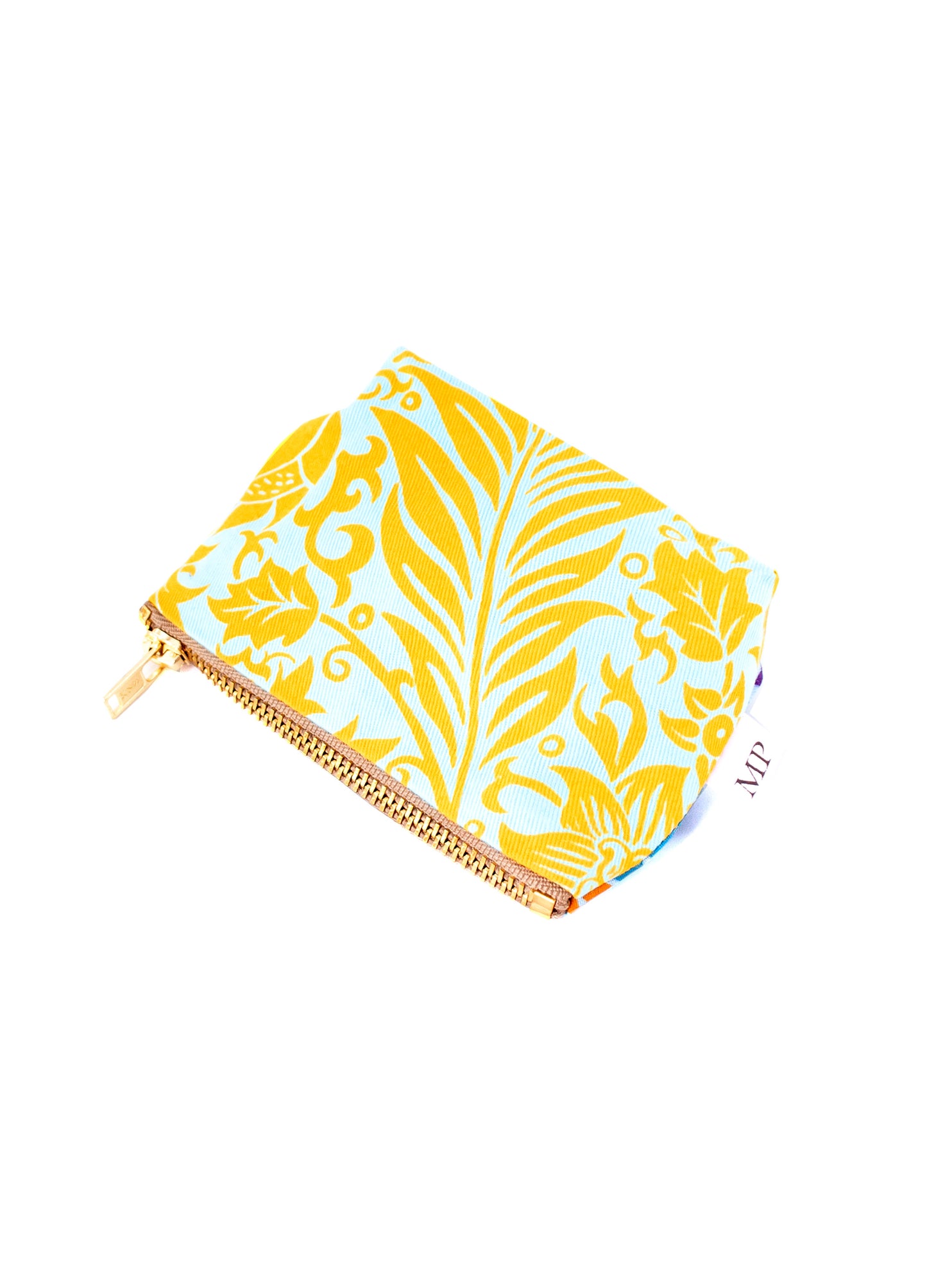 The Eugenie purse in lemon Morris & Co print