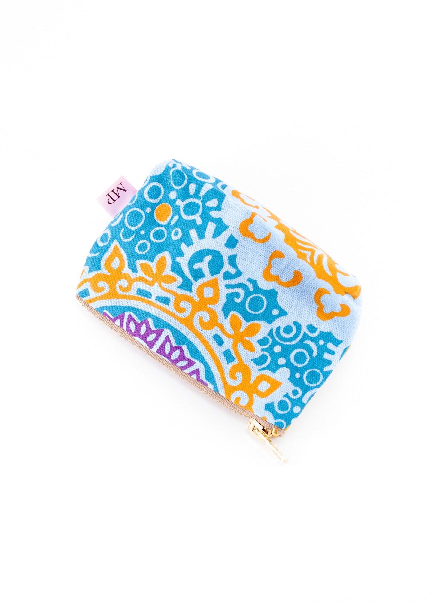 The Eugenie purse in lemon Morris & Co print
