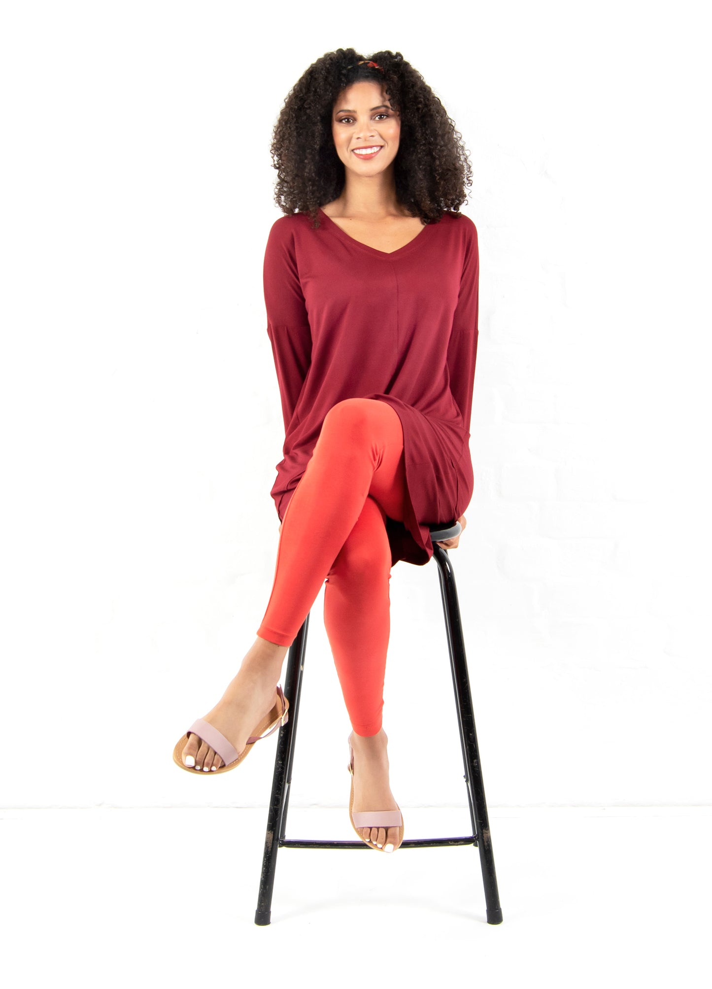 Finley Leggings in Papaya