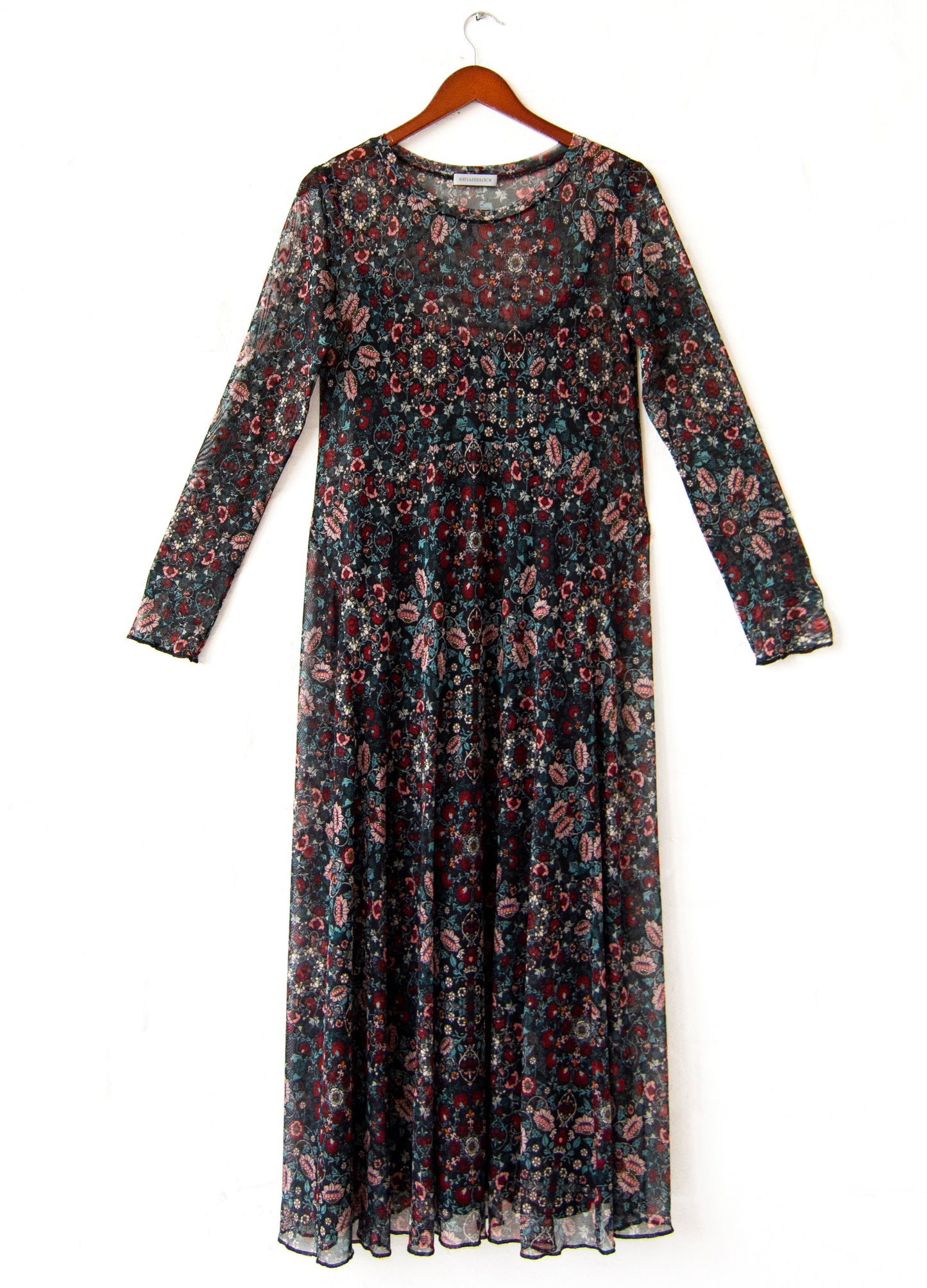 Georgia mesh dress in teal Iris Daydream size 34