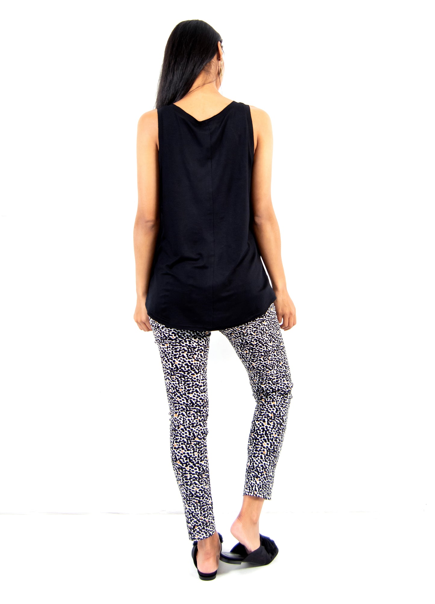 Hannah knit Tank in Black