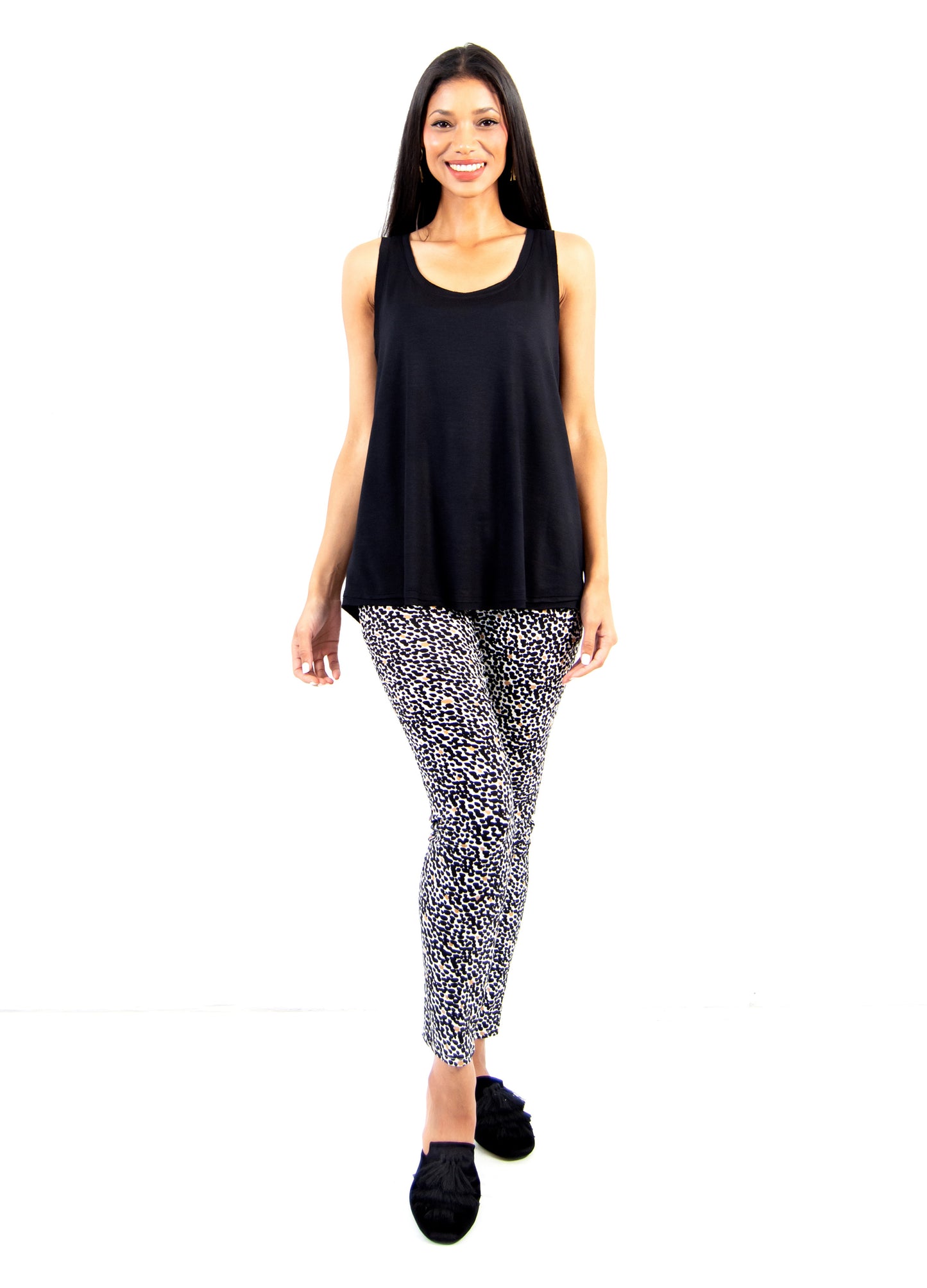 Hannah knit Tank in Black