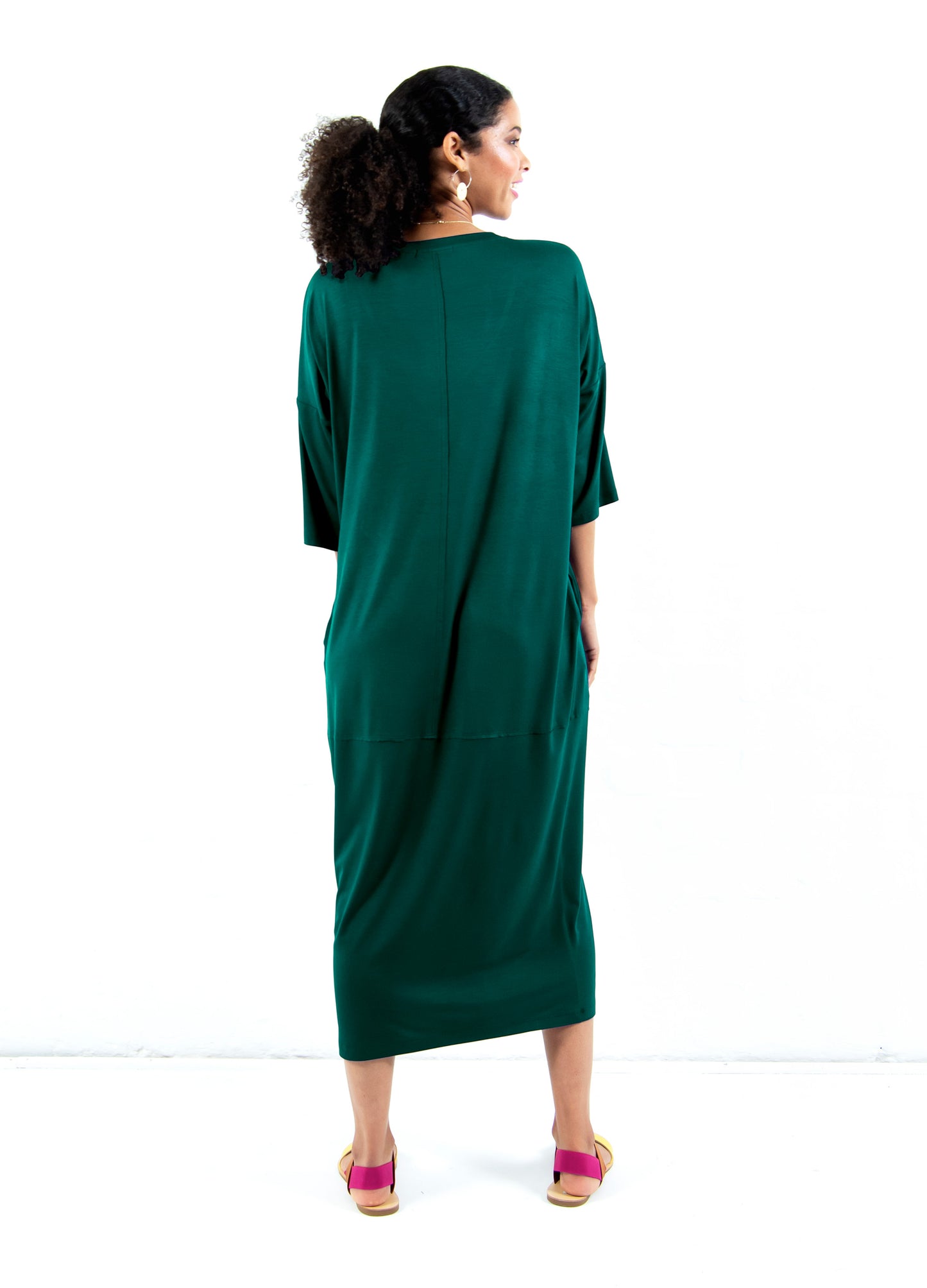 Isla cocoon dress in Cyprus