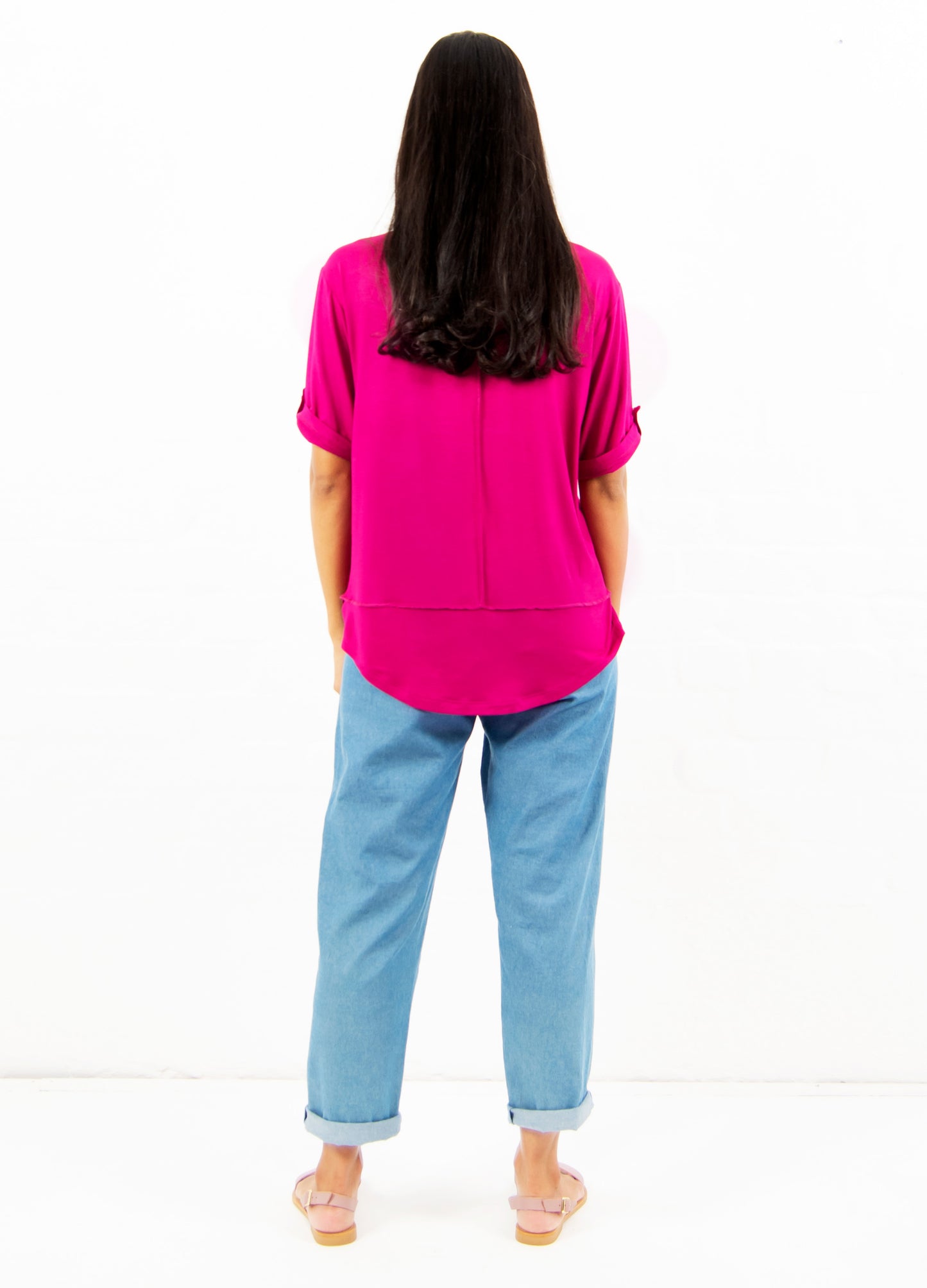 Lourdes t-shirt in Berry