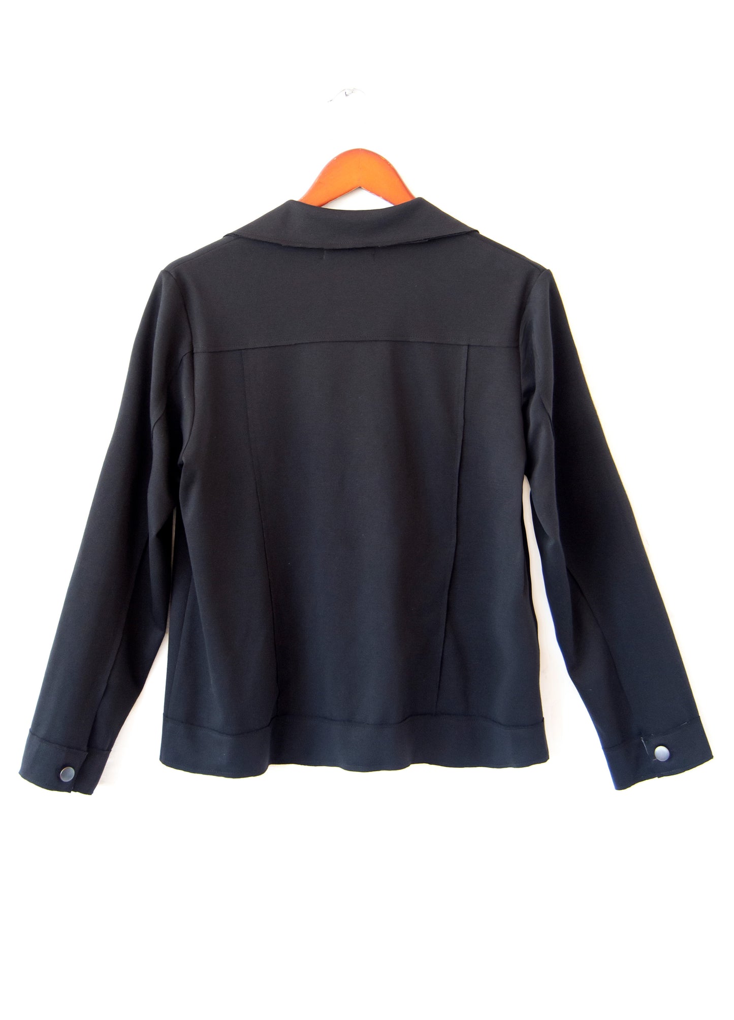Max denim-style jacket in Black