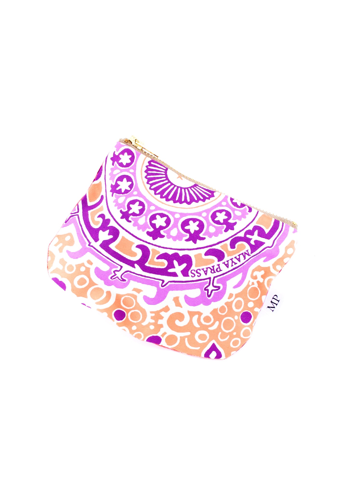 The Megan purse in coral Frida's Wardrobe print