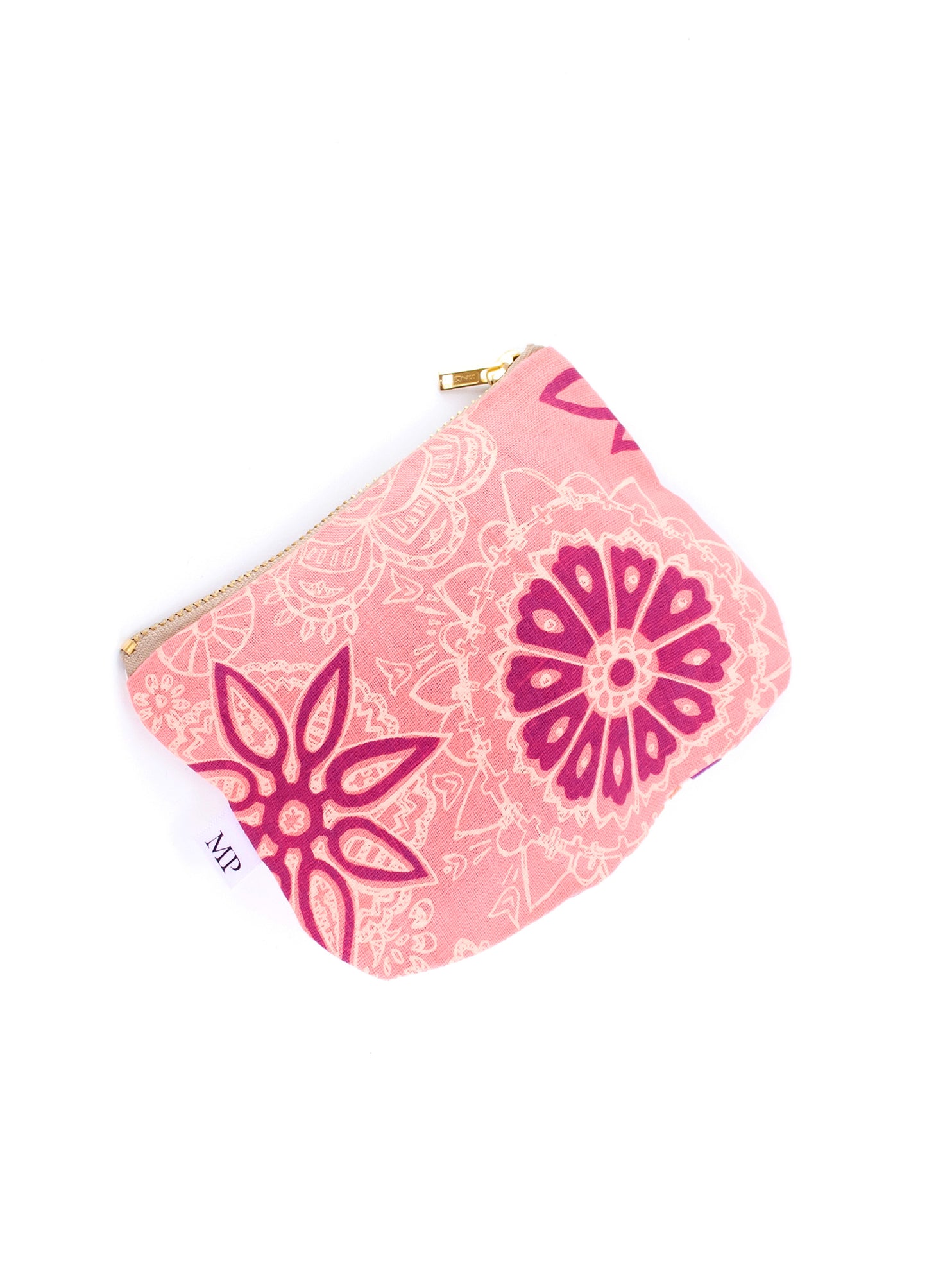 The Megan purse in coral Frida's Wardrobe print