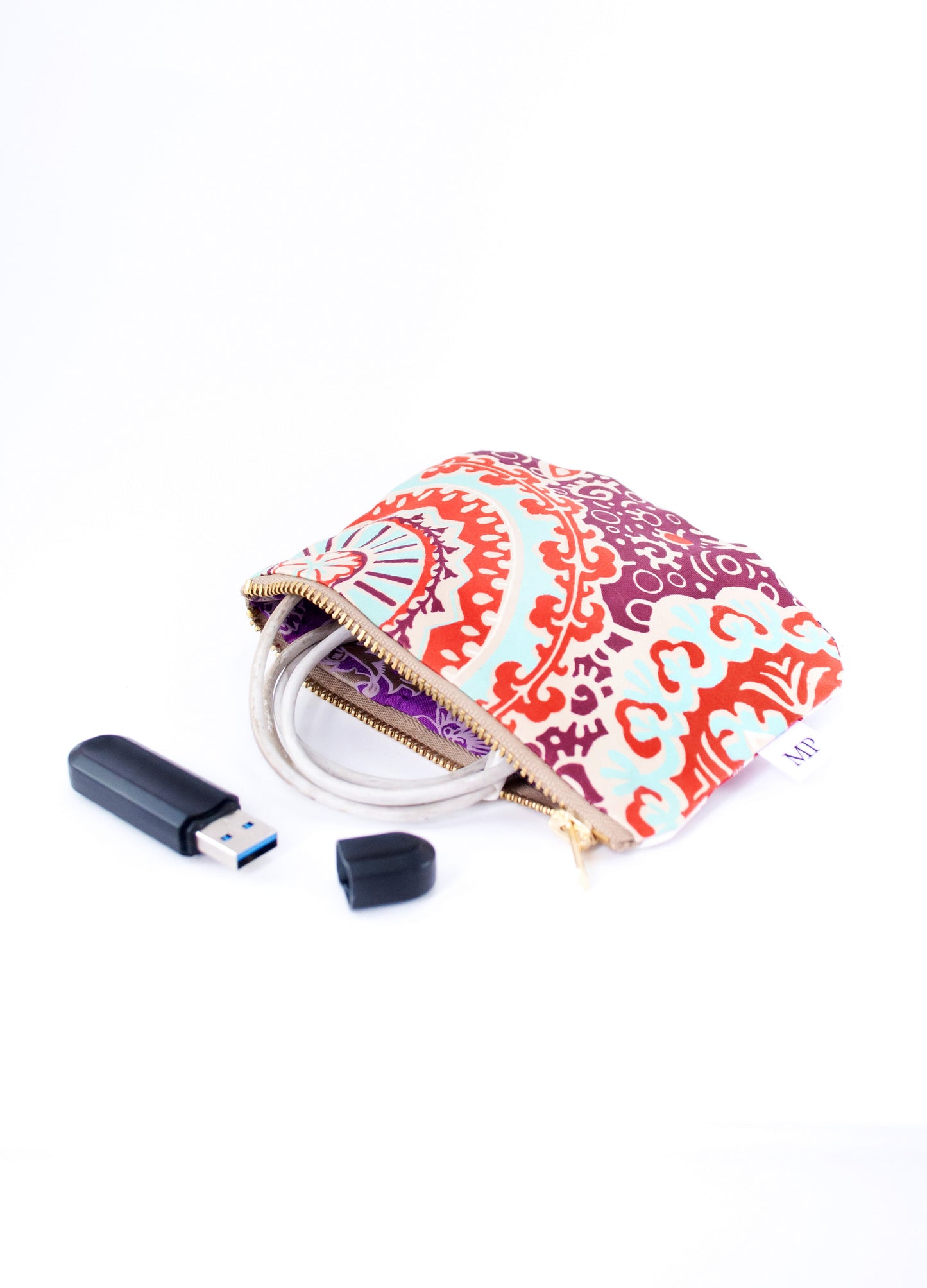 The Megan purse in burro Casablanca print