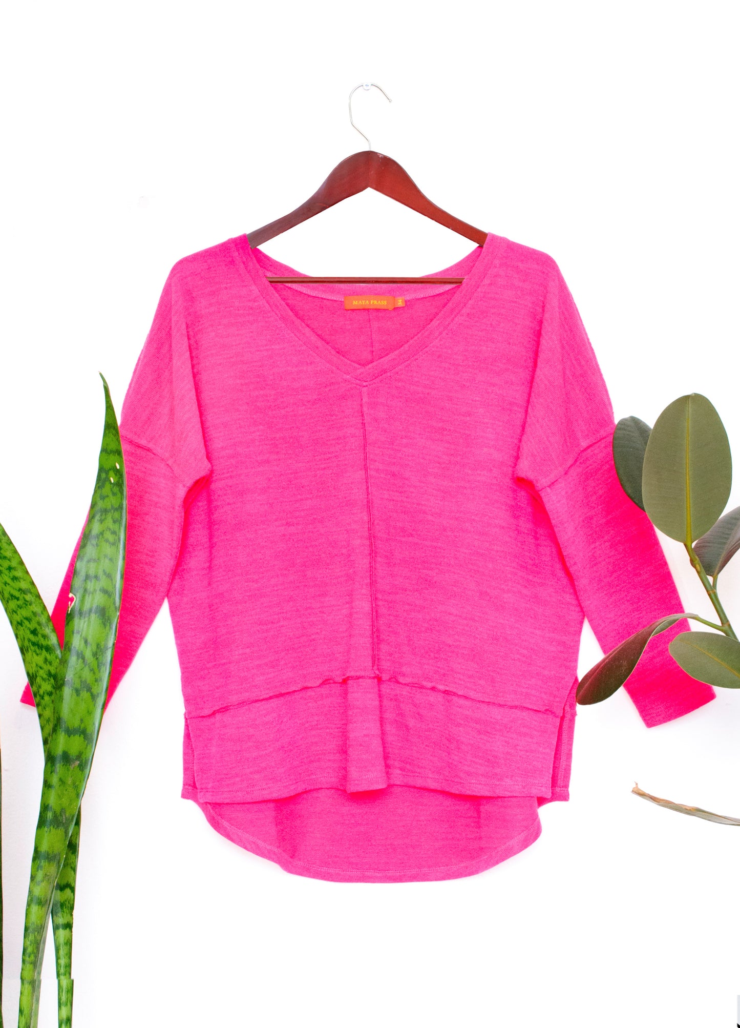 Mia box jersey in Cerise size 34