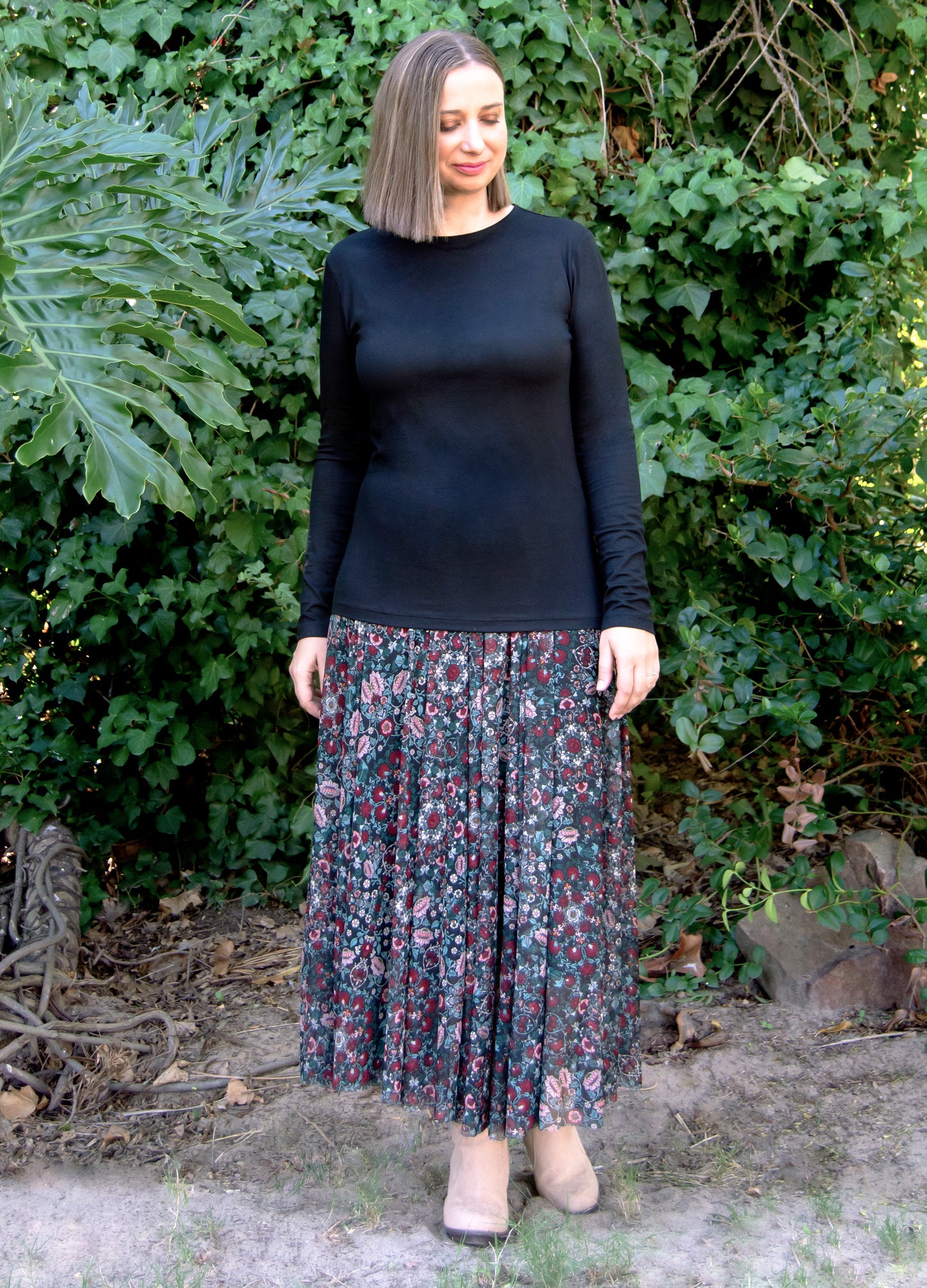 Nigella Crew Neck in Black