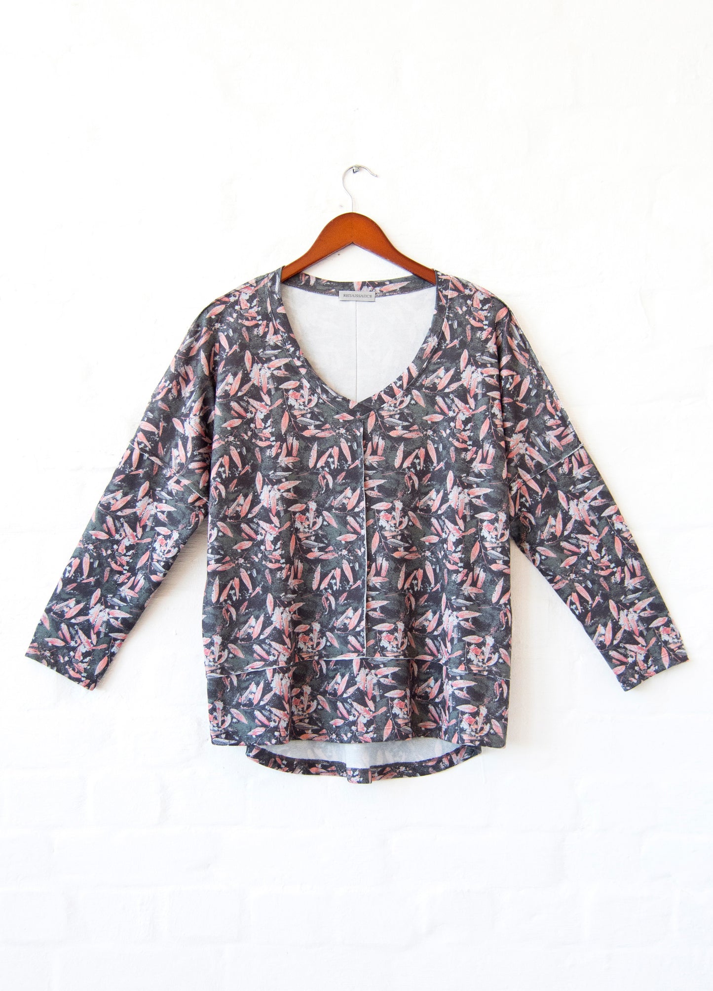 Roma Pullover in charcoal Dusty Miller size 34