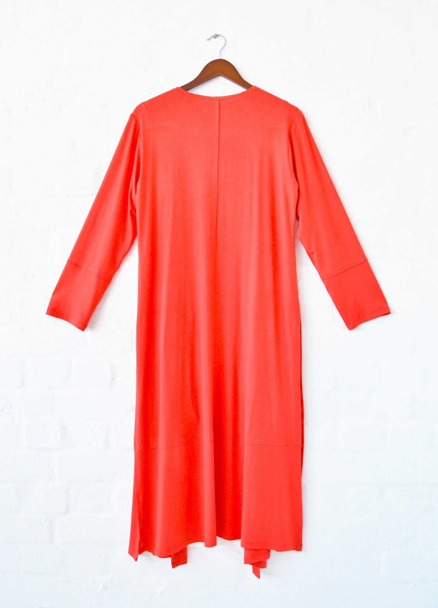 Ayala maxi cardigan in Papaya