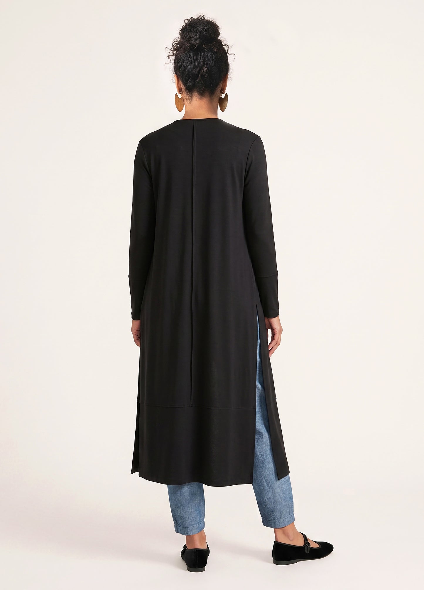Ayala maxi cardigan in black