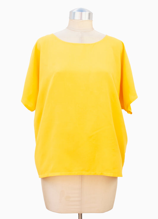 Janie box top in Sunshine Yellow size 36