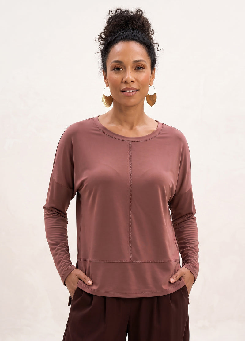 Jenna pullover in Dusty Rose