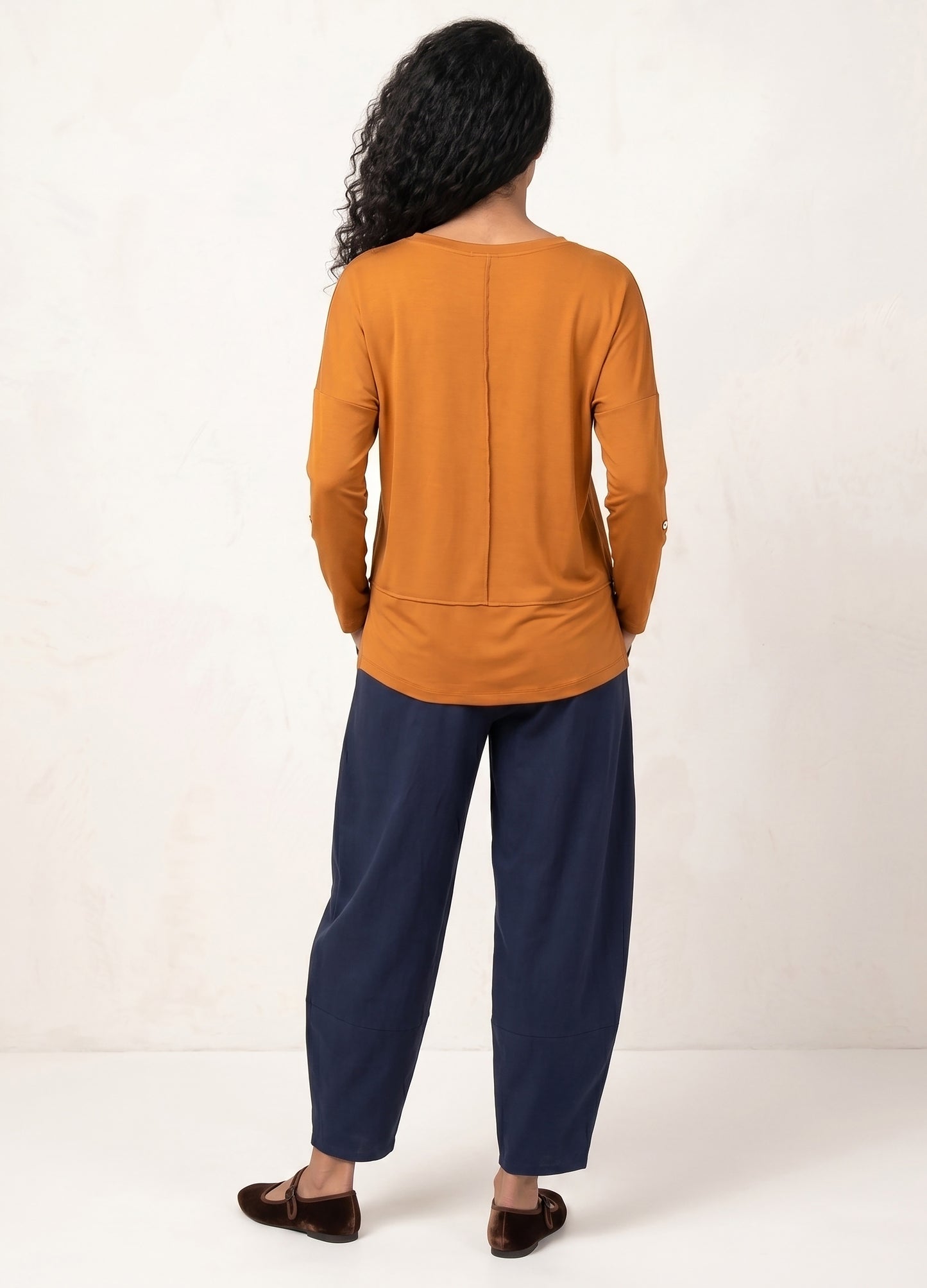 Jenna pullover in Ochre