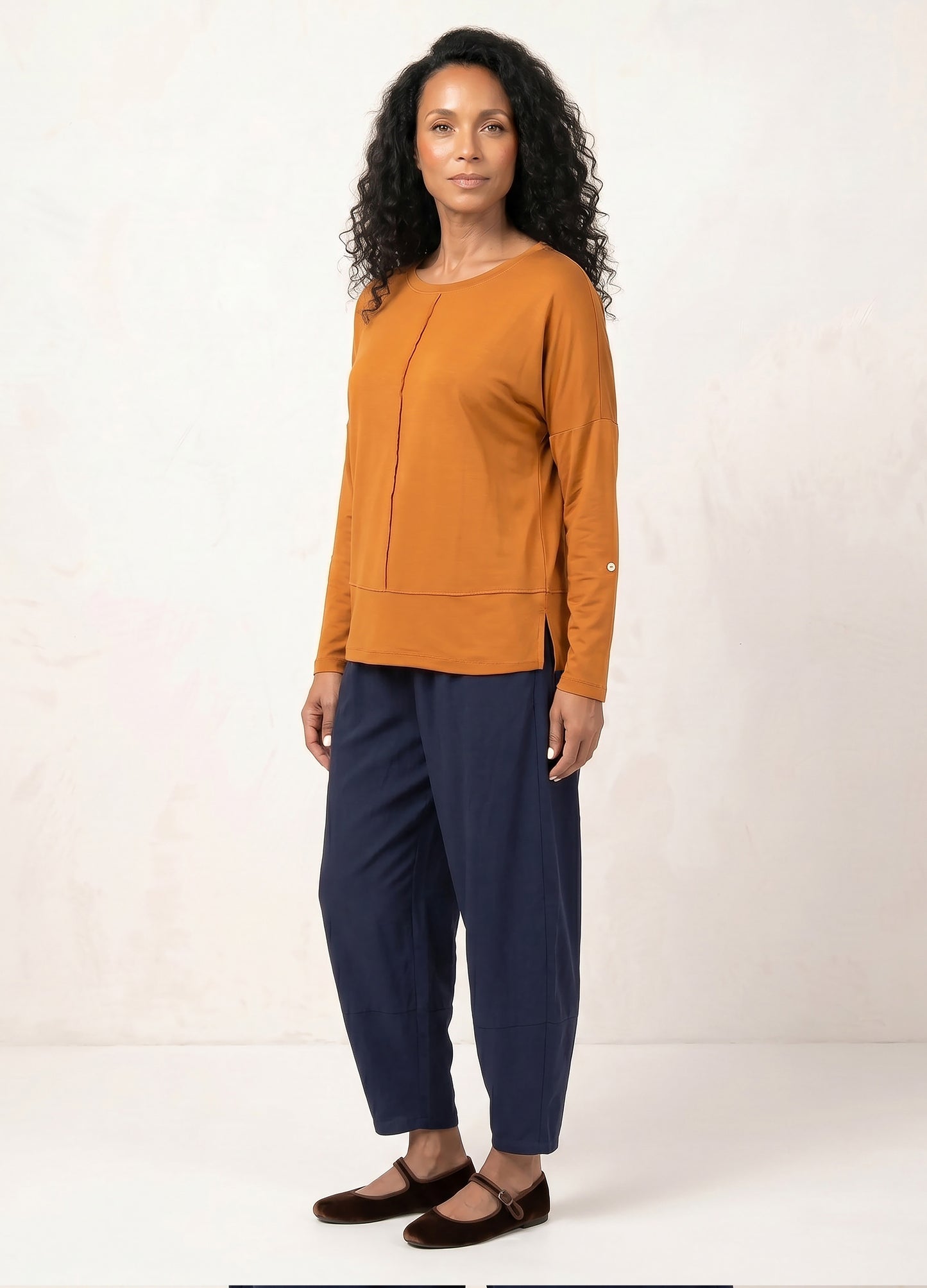 Jenna pullover in Ochre