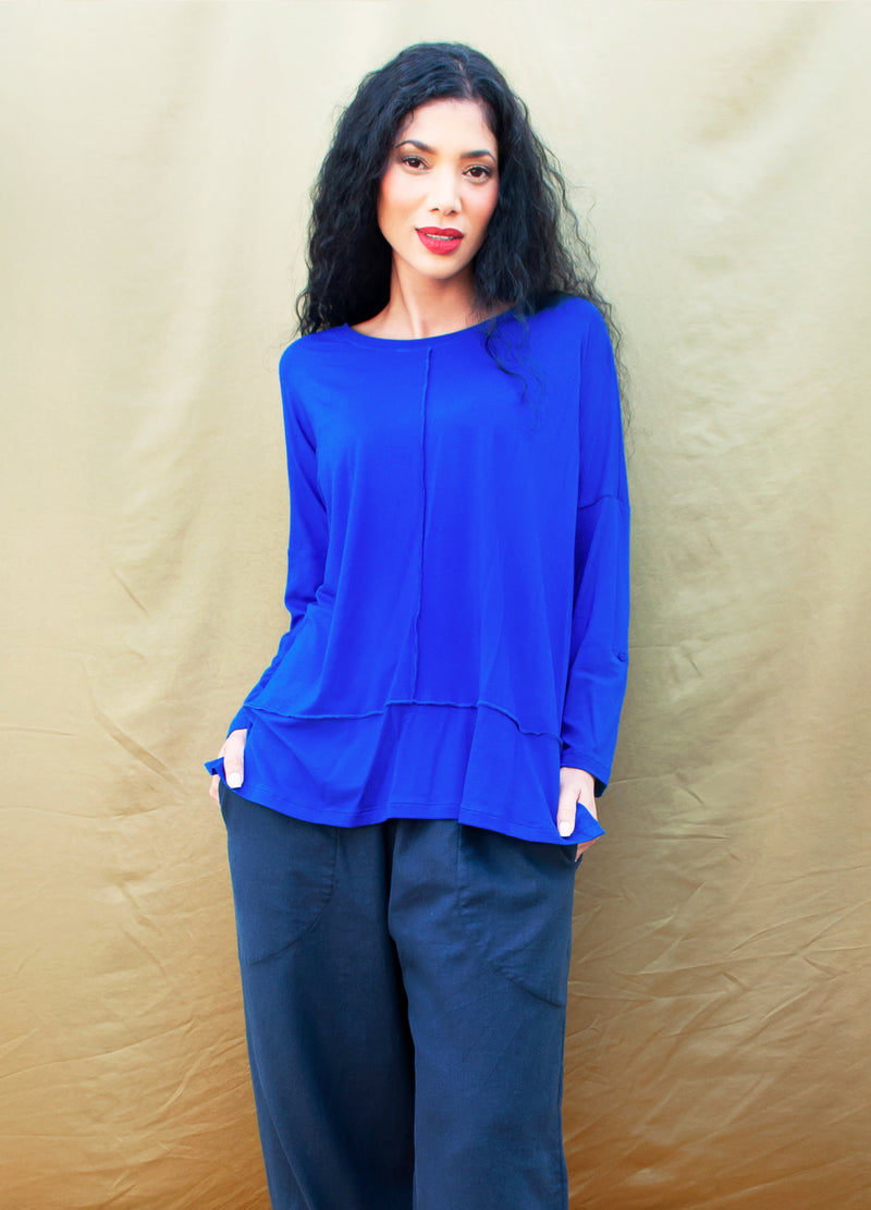 Jenna pullover in Sapphire