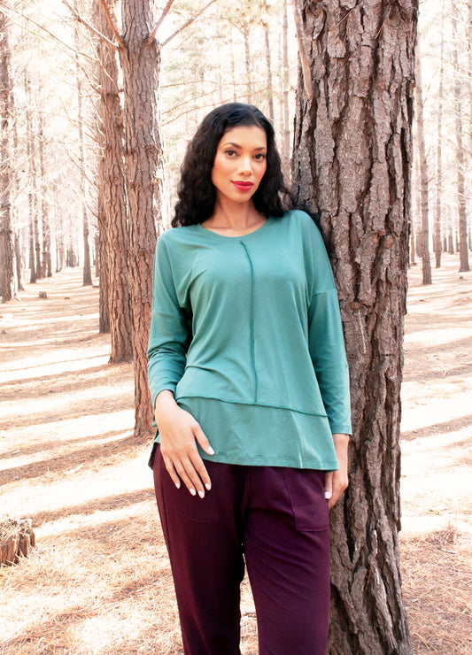 Jenna pullover in Porcelain Green