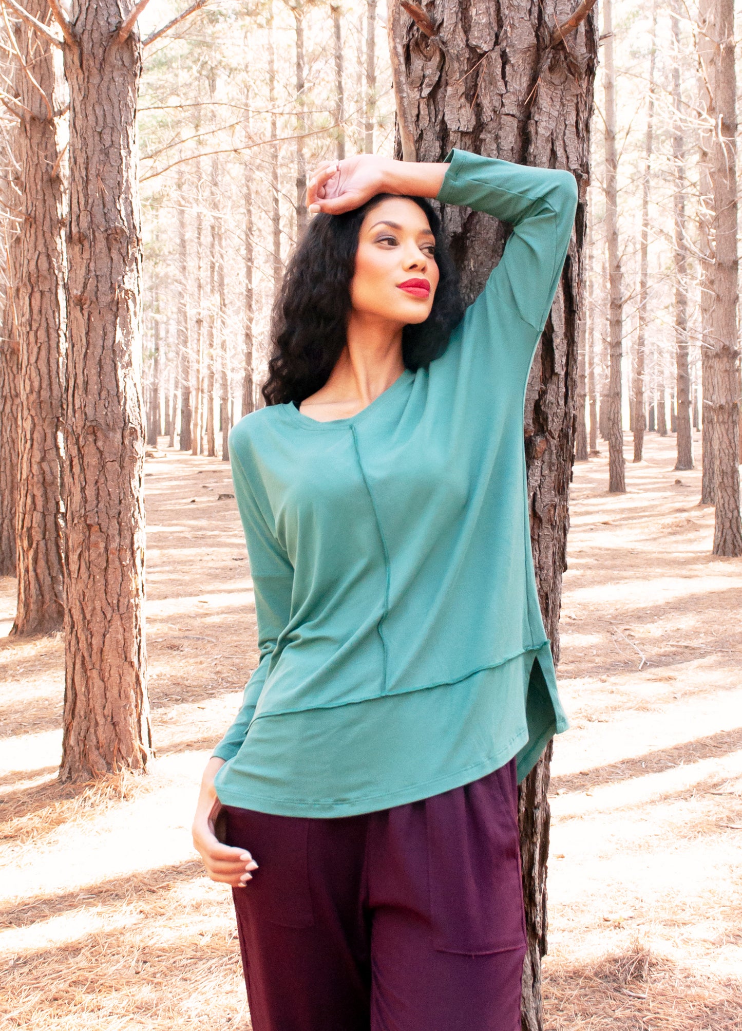 Jenna pullover in Porcelain Green
