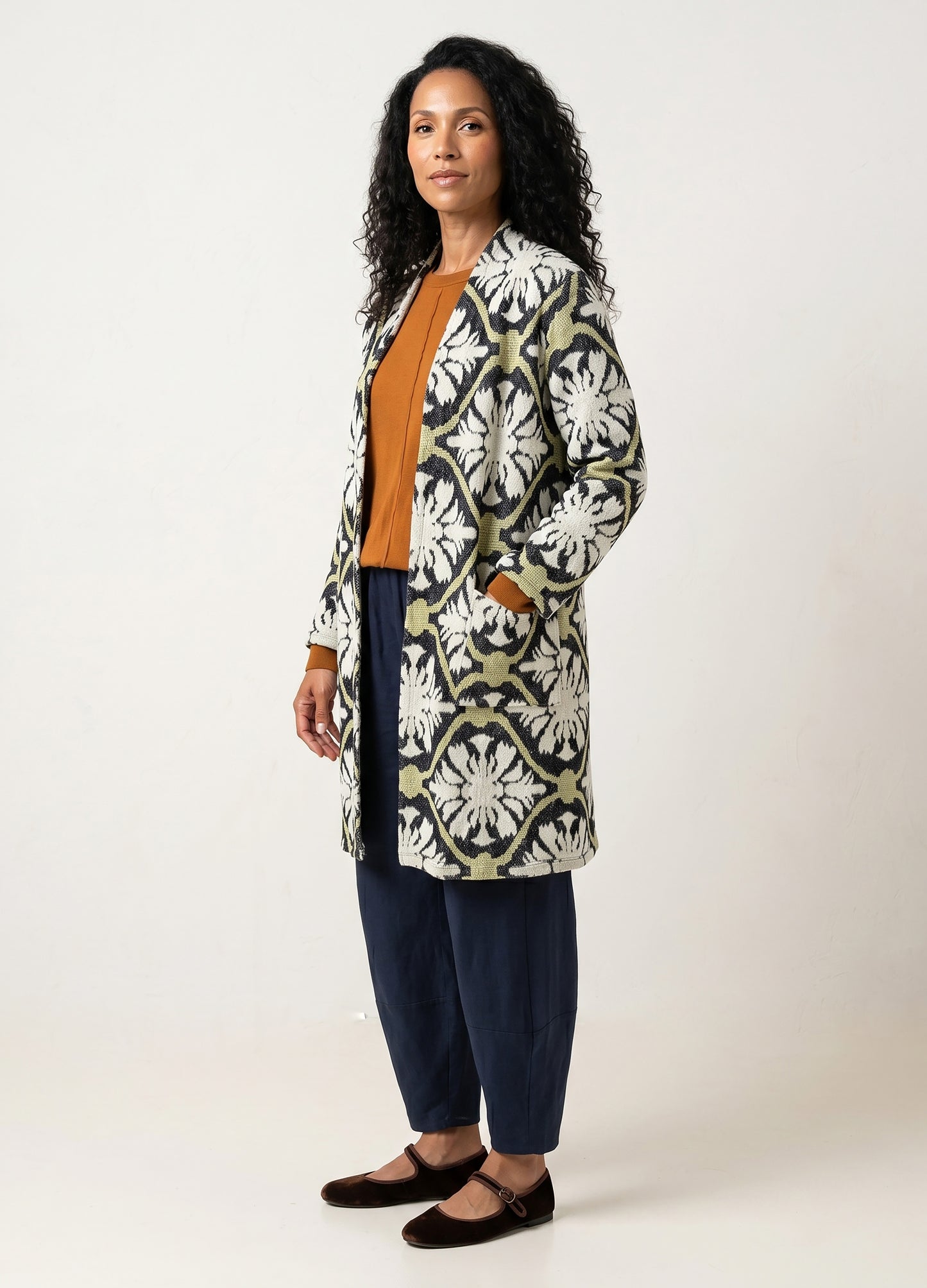 Jessie cardigan in milk Royal knit