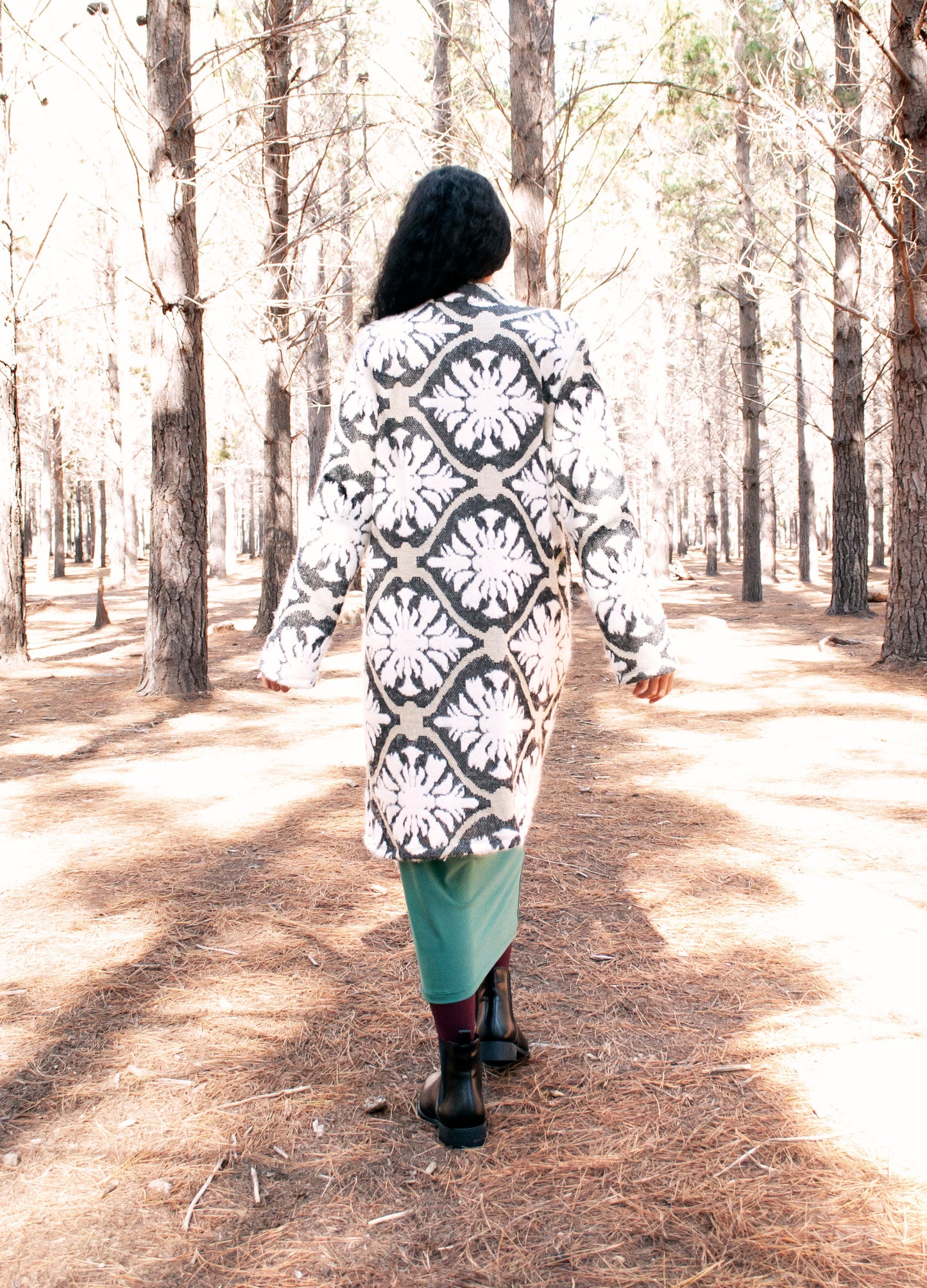 Jessie cardigan in milk Royal knit