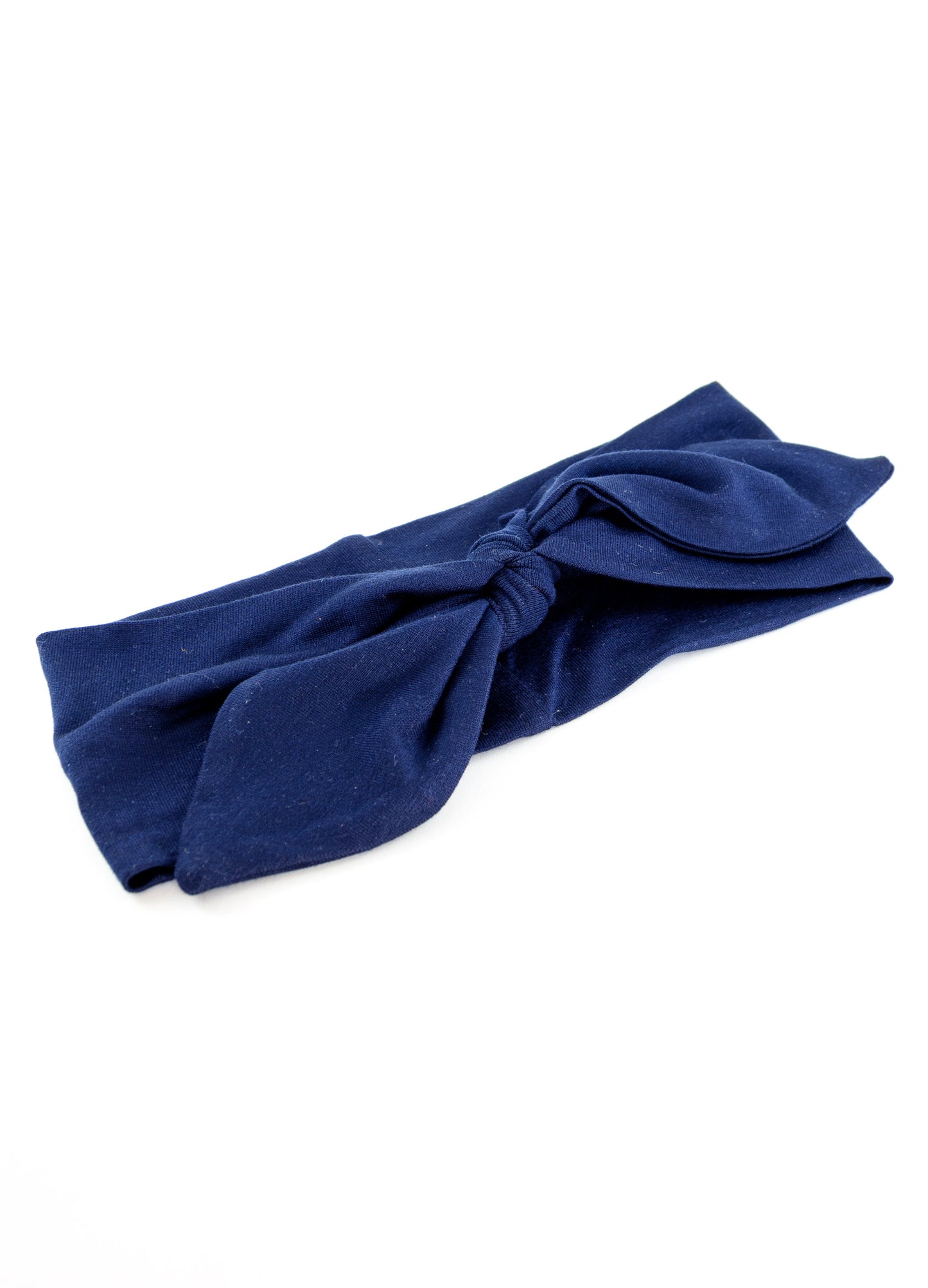 Juno tie headband in navy