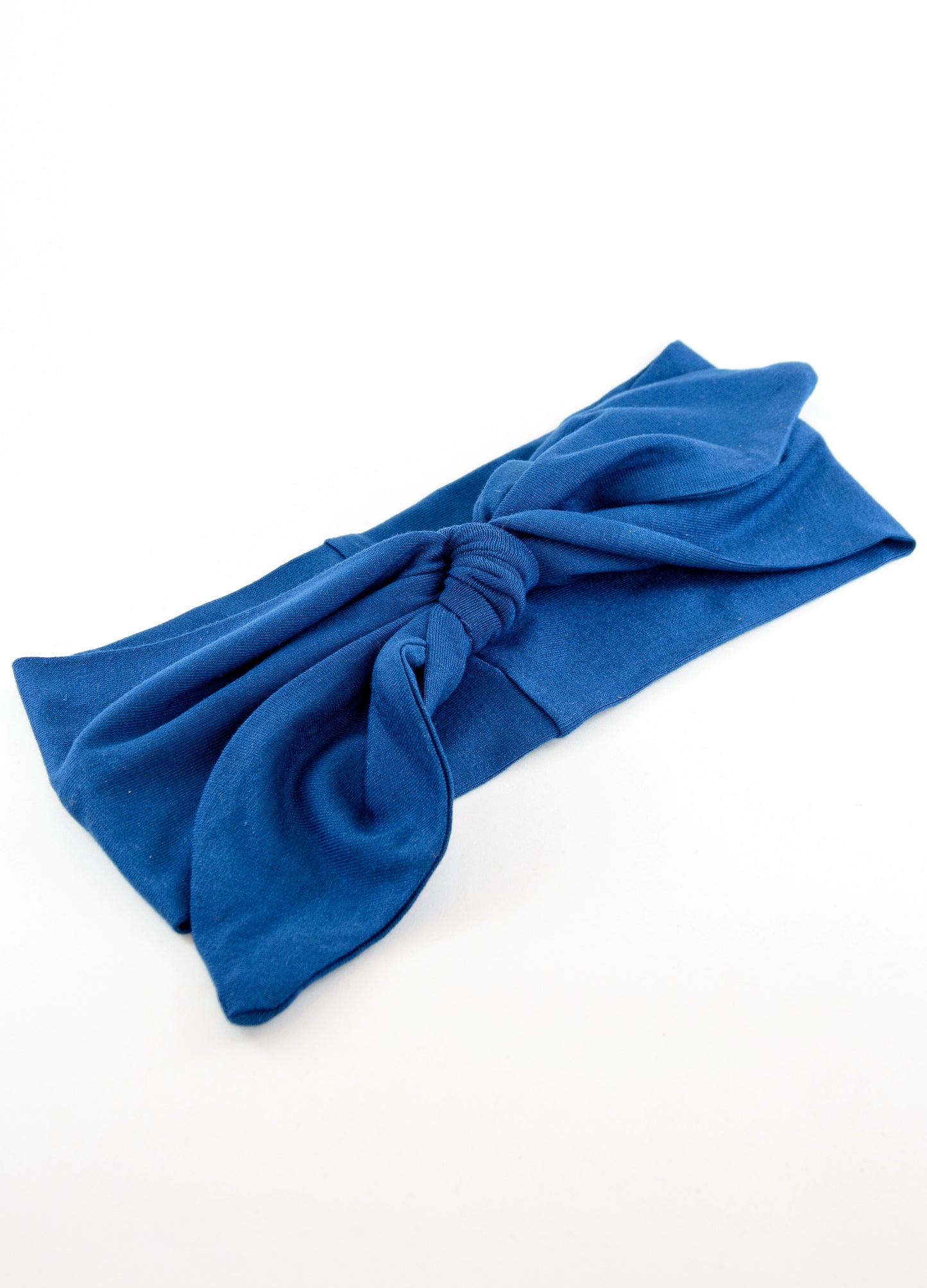 Juno tie headband in pacific blue